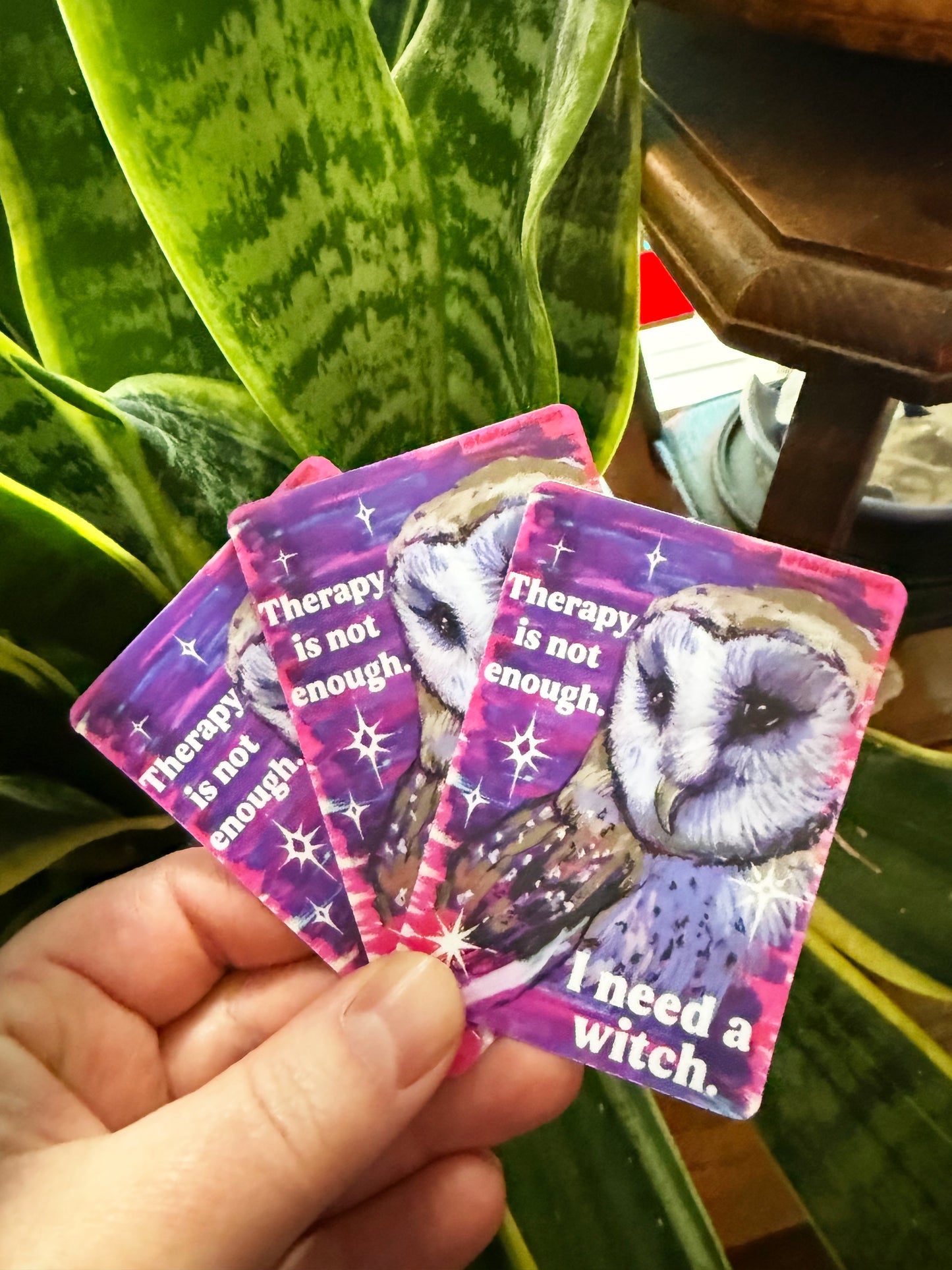 Therapy Is Not Enough I Need A Witch: Mental Health Sticker