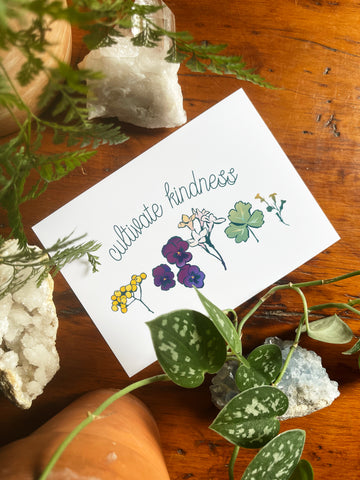 Cultivate Kindness: Self Care Print