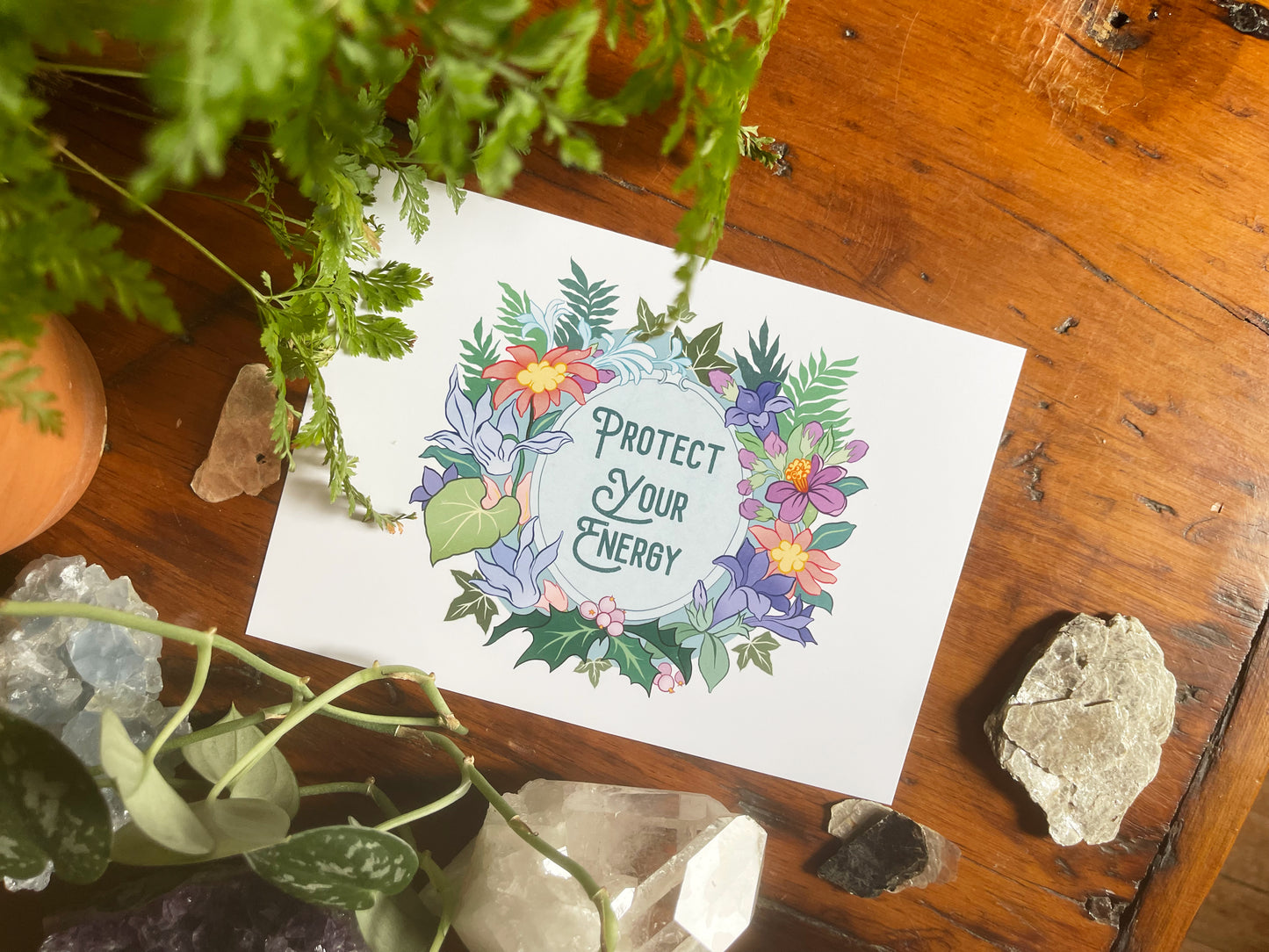 Protect Your Energy: Self Care Print