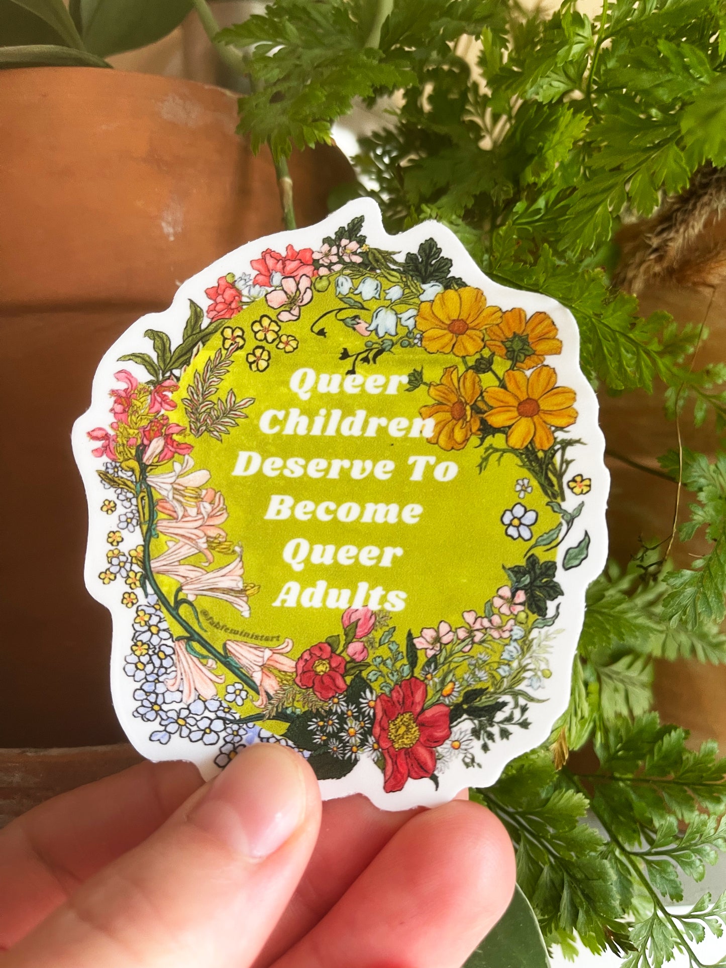 Queer Children Deserve To Become Queer Adults: lgbt stickers