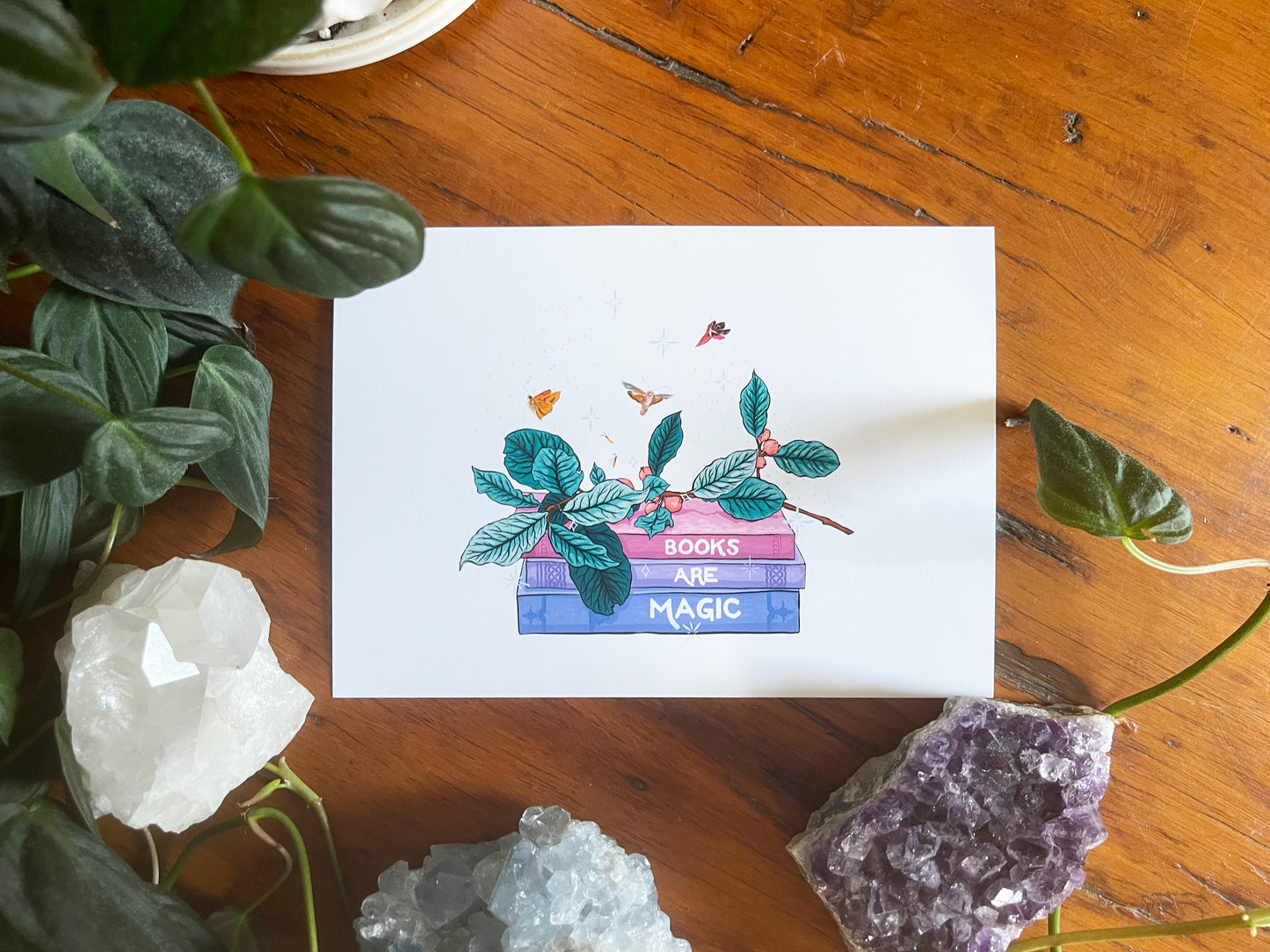 Books Are Magic: Book Lover Print