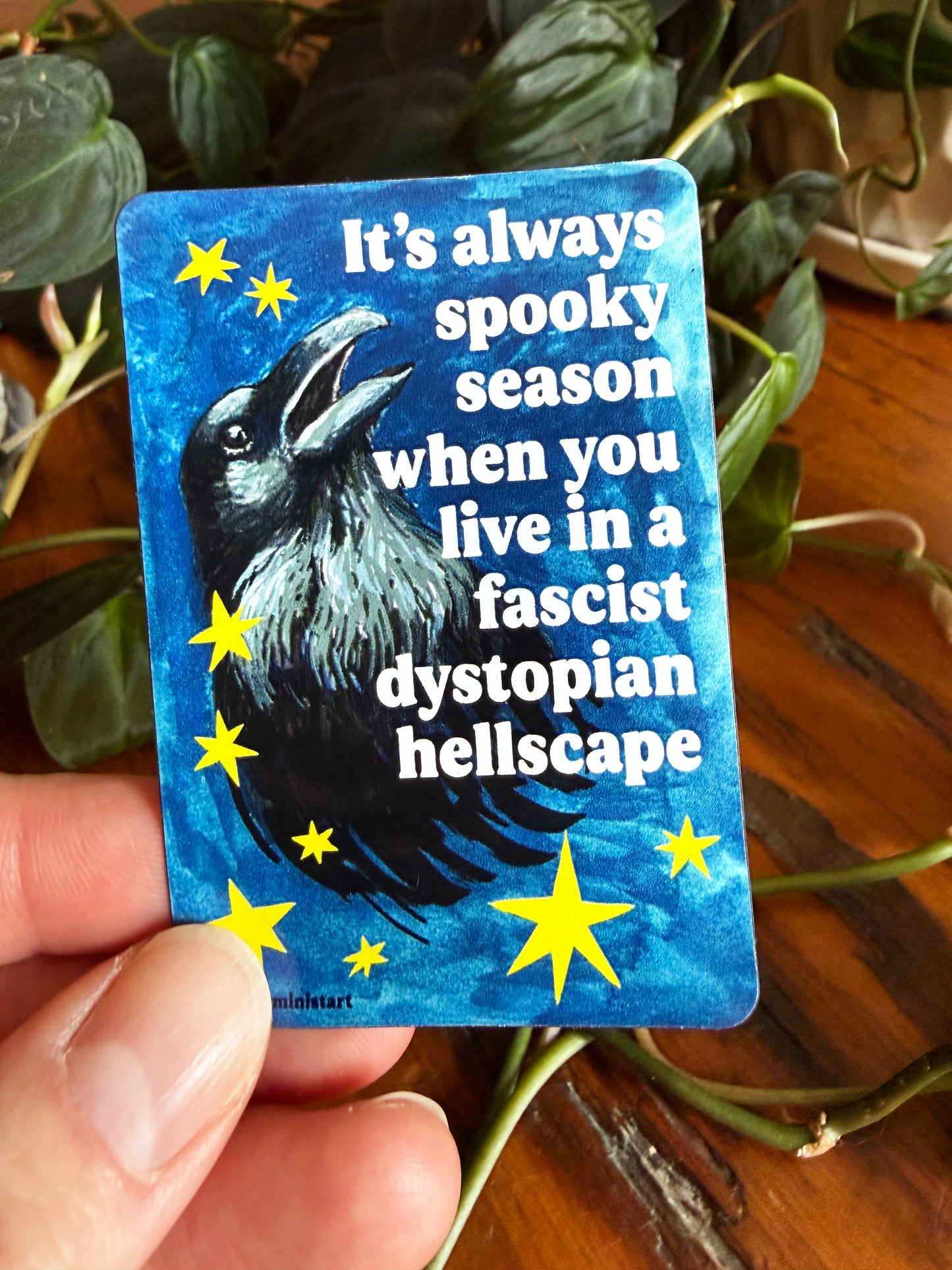 It's always spooky season when you live in a fascist dystopian hellscape: Feminist Magnet