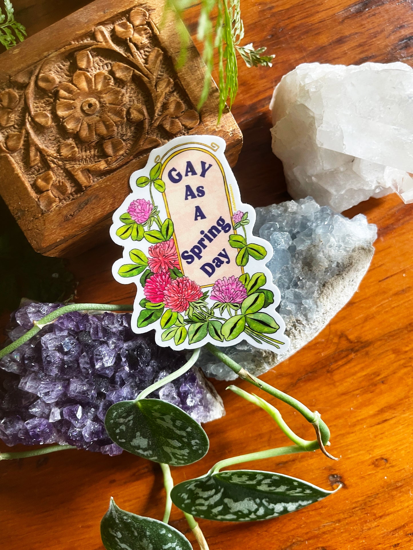 Gay As A Spring Day: LGBTQ Pride Sticker