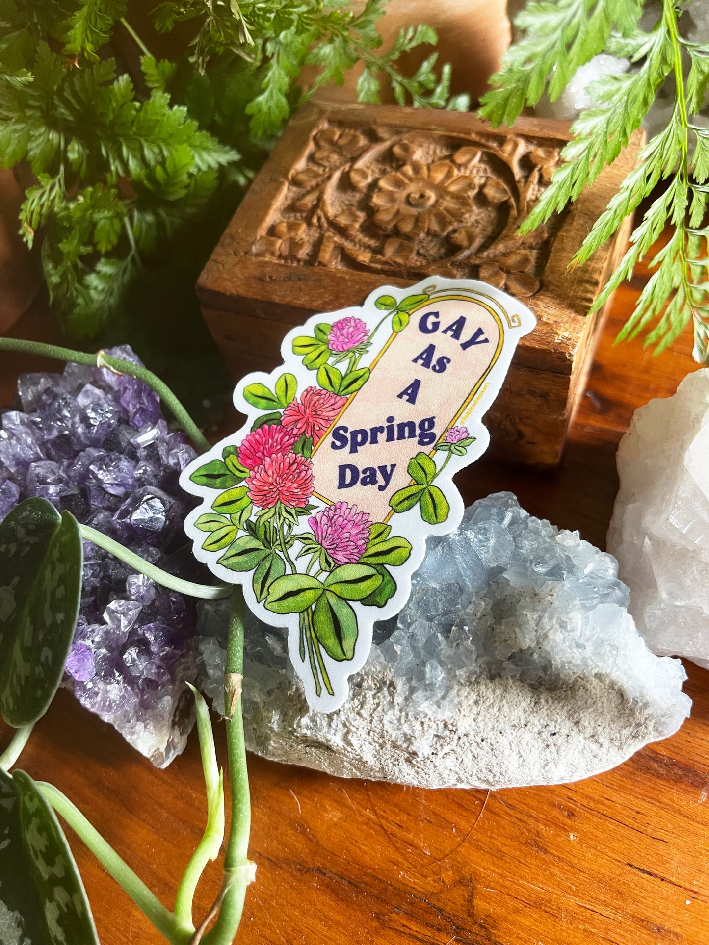 Gay As A Spring Day: LGBTQ Pride Sticker