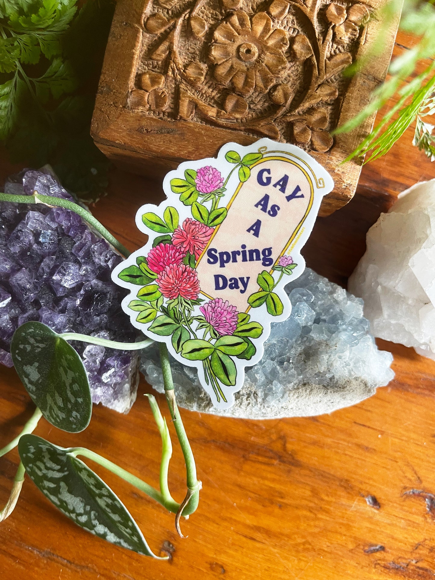 Gay As A Spring Day: LGBTQ Pride Sticker