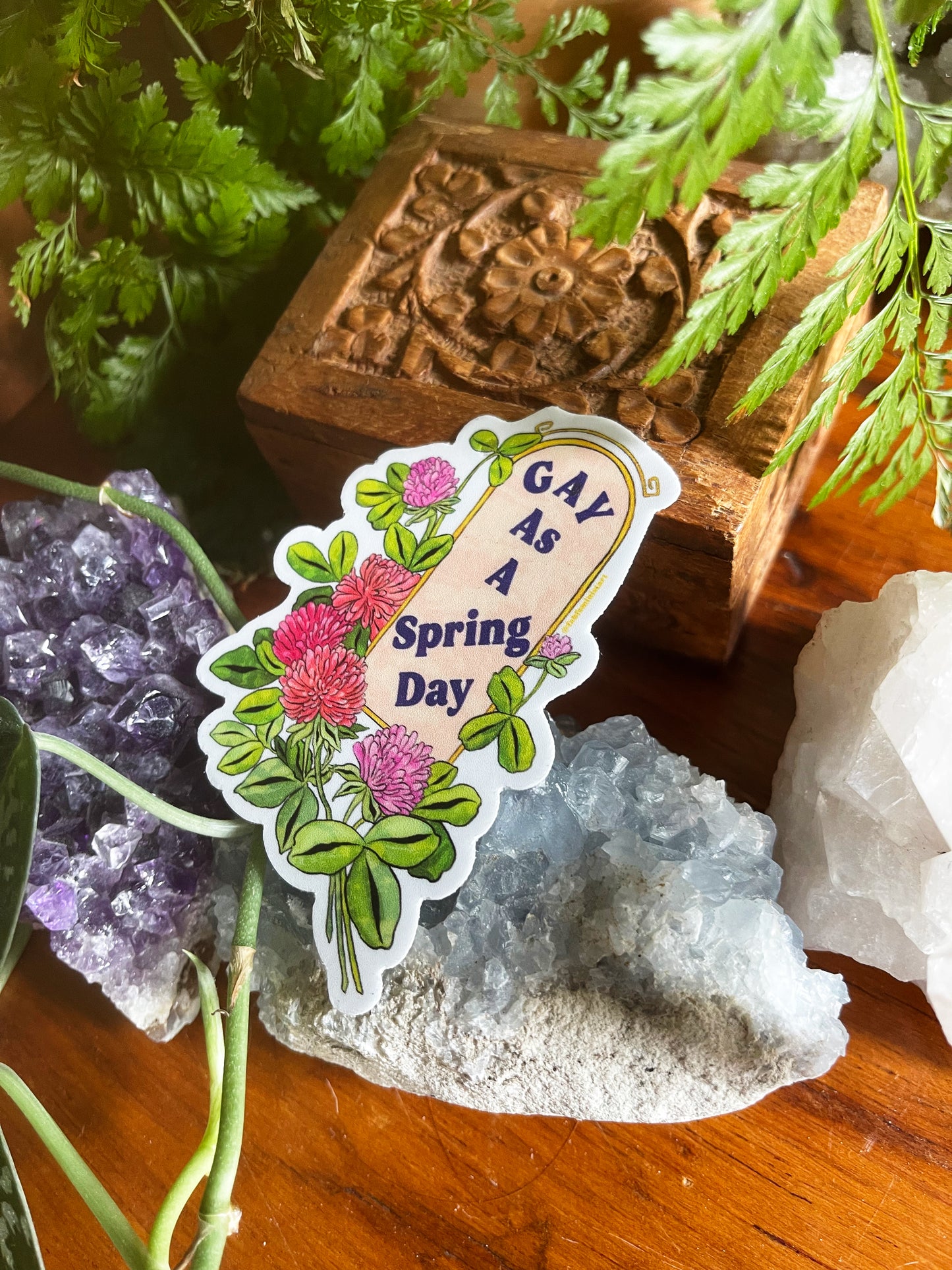 Gay As A Spring Day: LGBTQ Pride Sticker