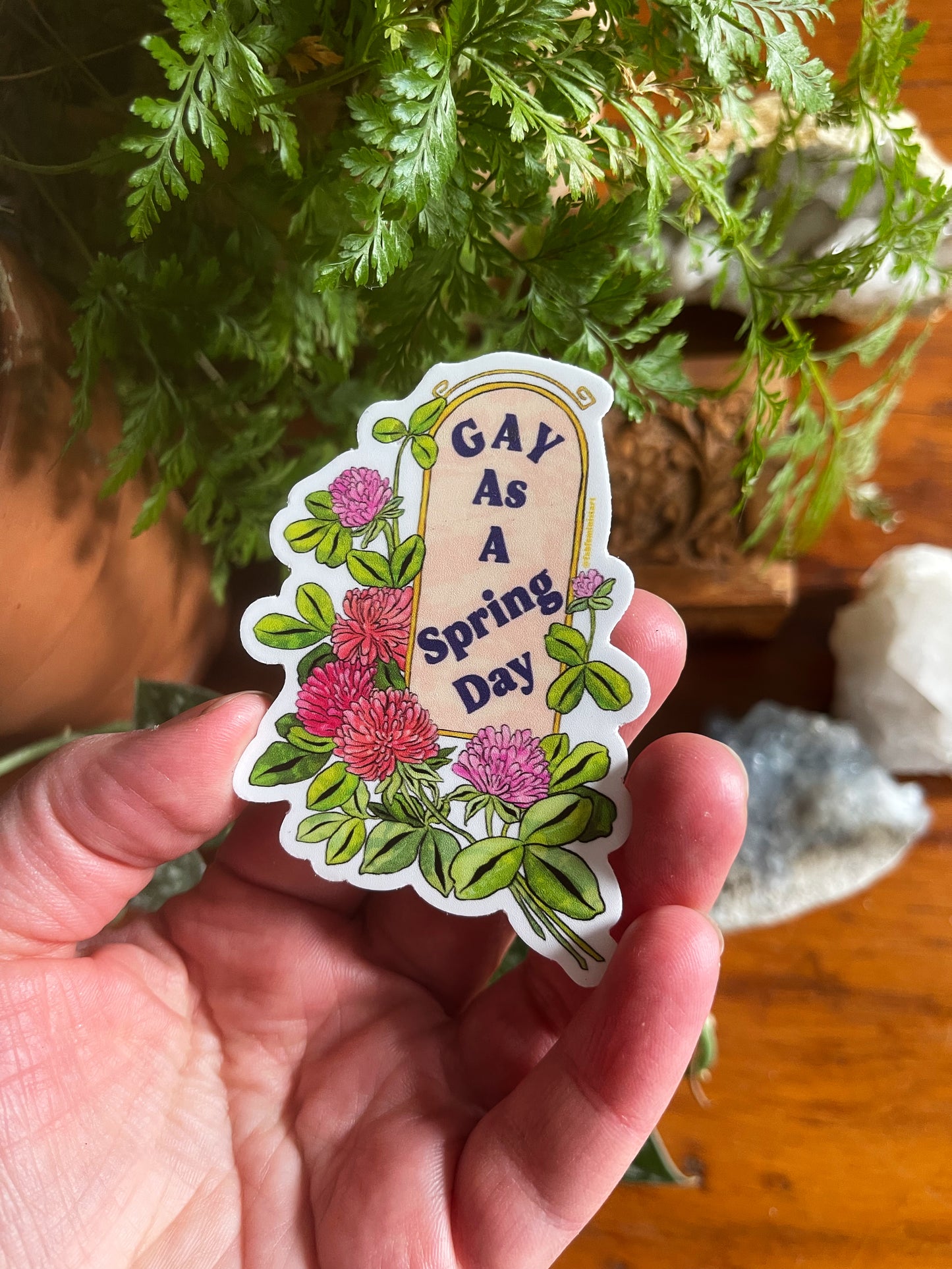 Gay As A Spring Day: LGBTQ Pride Sticker