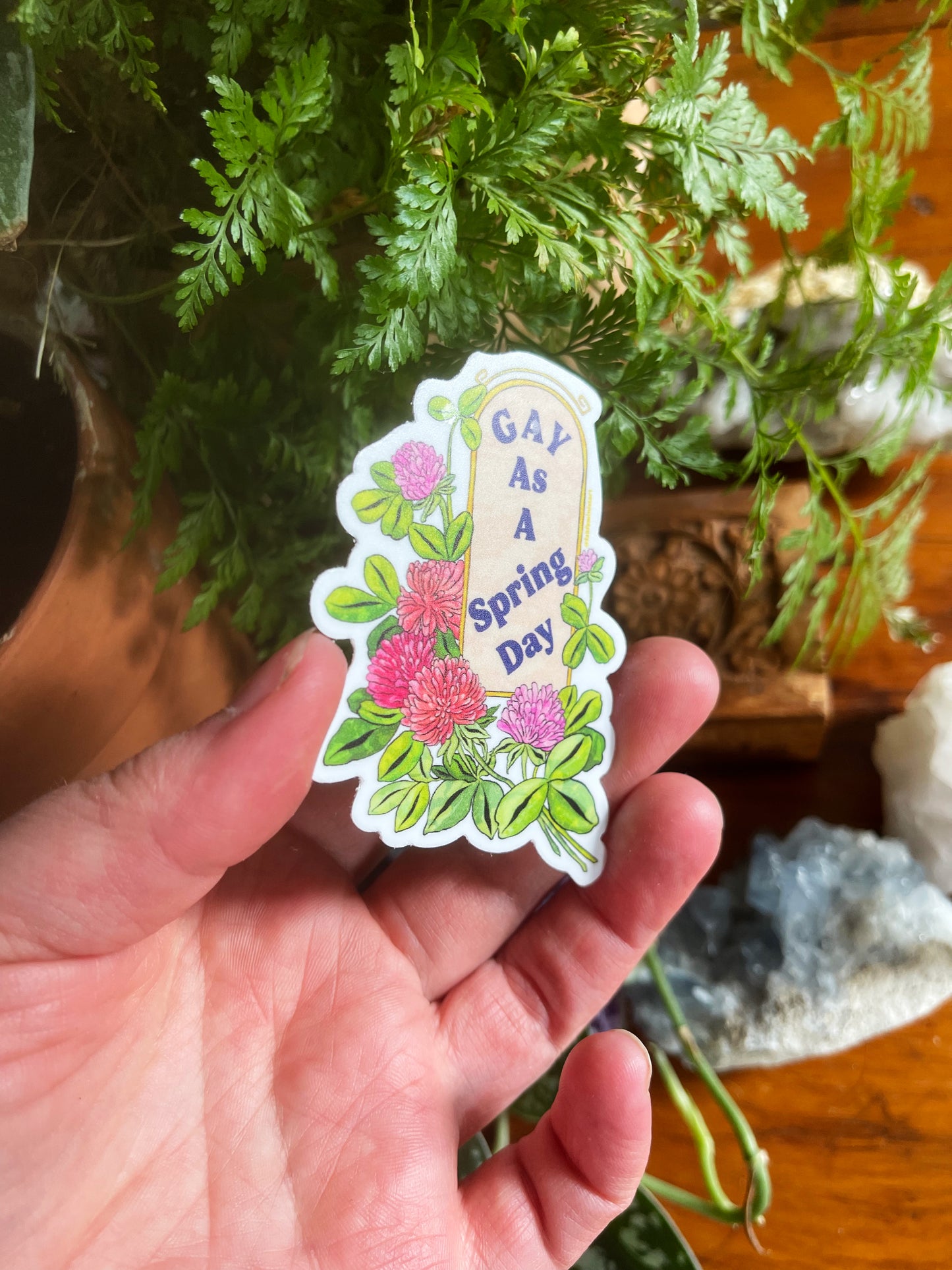 Gay As A Spring Day: LGBTQ Pride Sticker