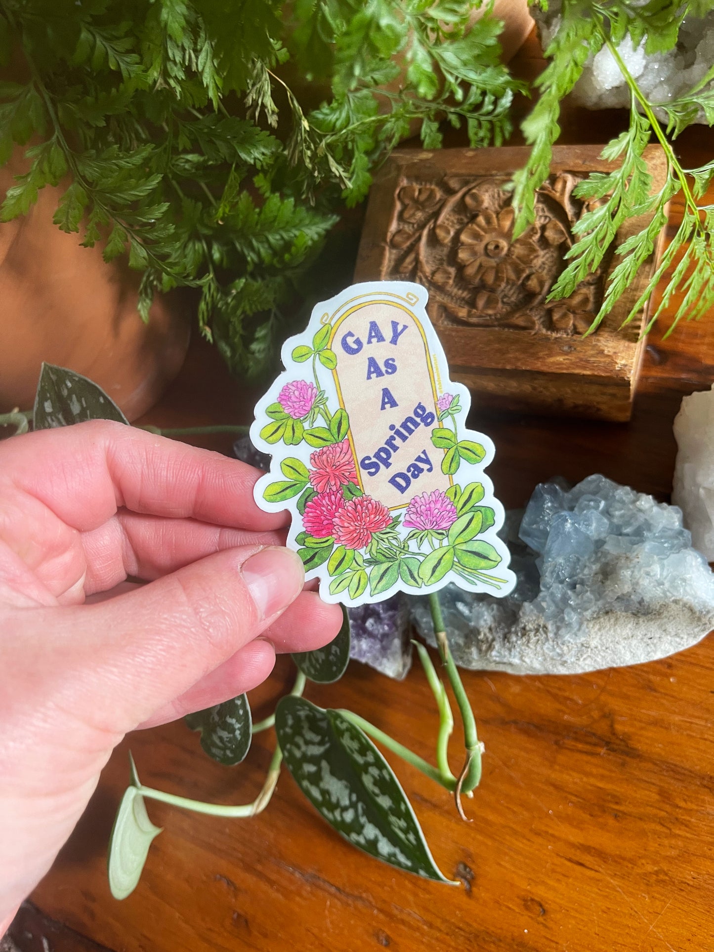 Gay As A Spring Day: LGBTQ Pride Sticker