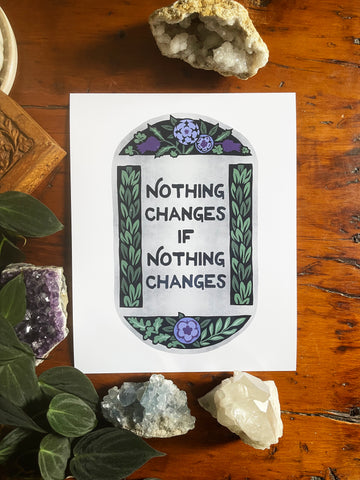 Nothing Changes If Nothing Changes: Feminist Print