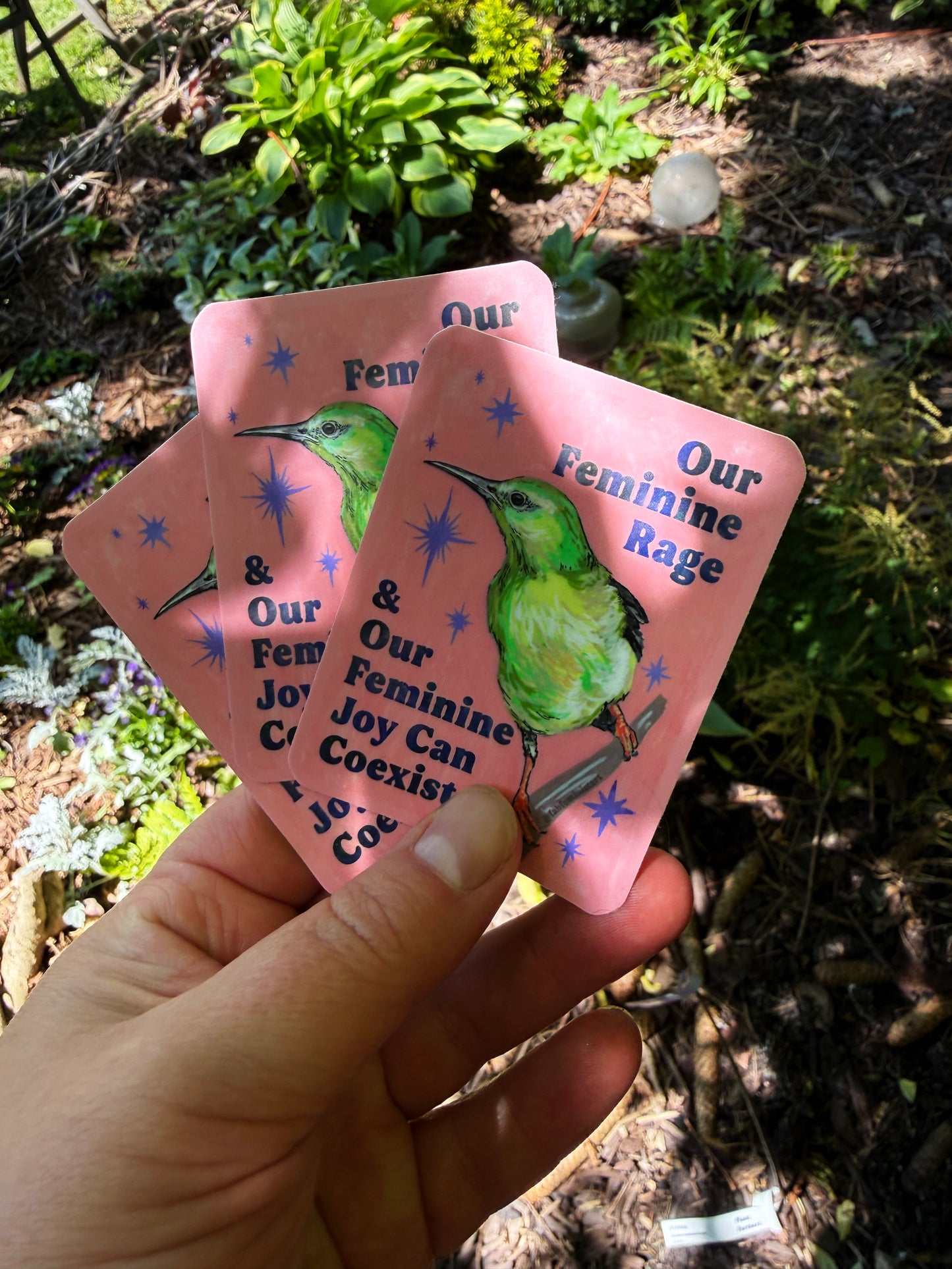Our Feminine Rage & Joy Can Coexist: feminist sticker