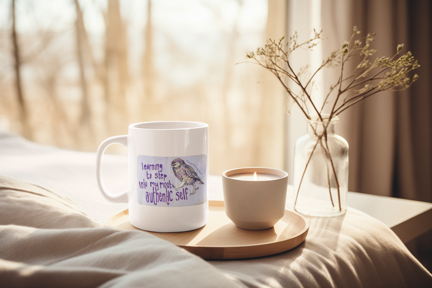 And I Say To My Heart Rave On, Mary Oliver: Feminist Mug