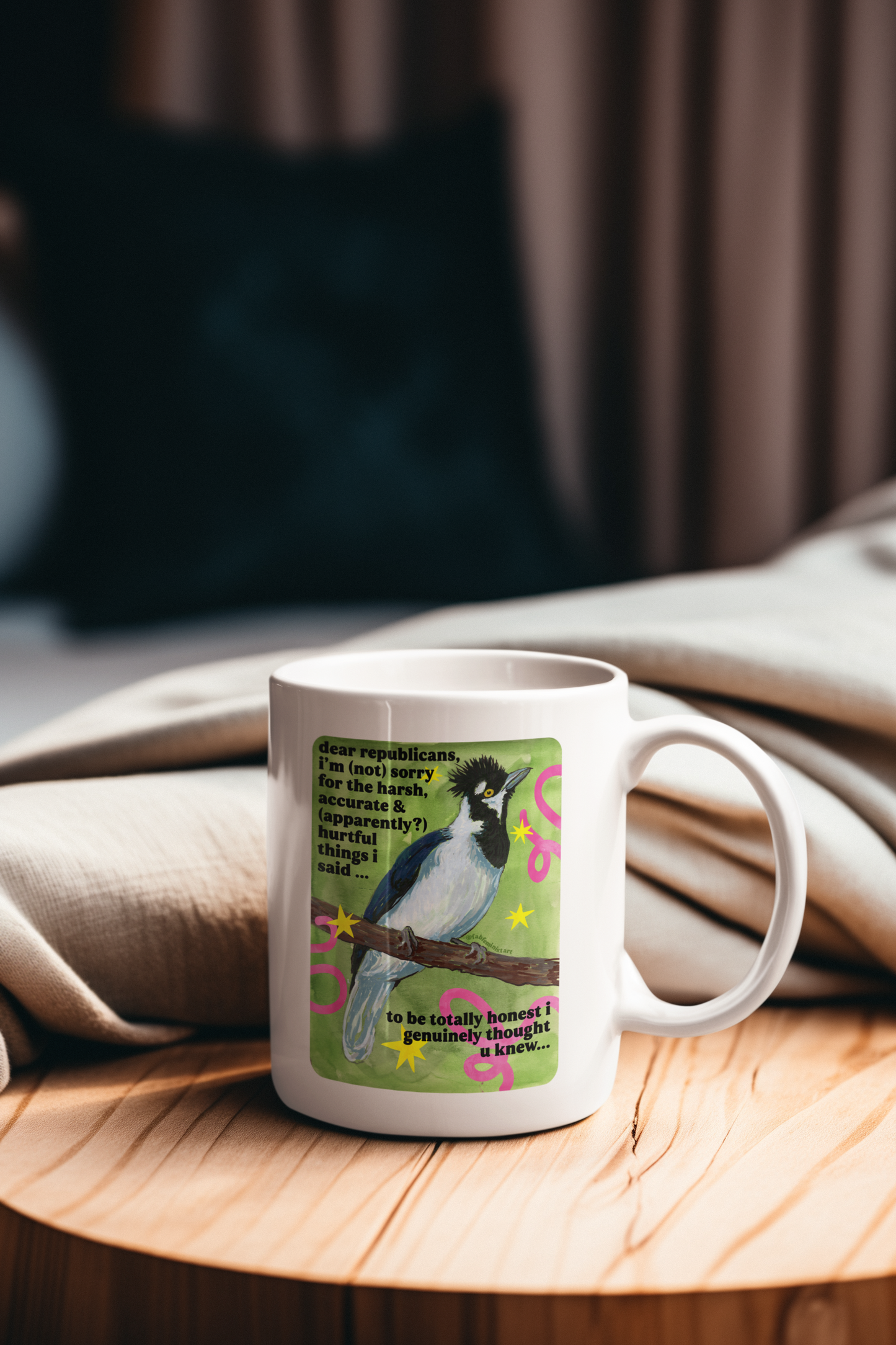 Dear republicans I'm not sorry: feminist mug