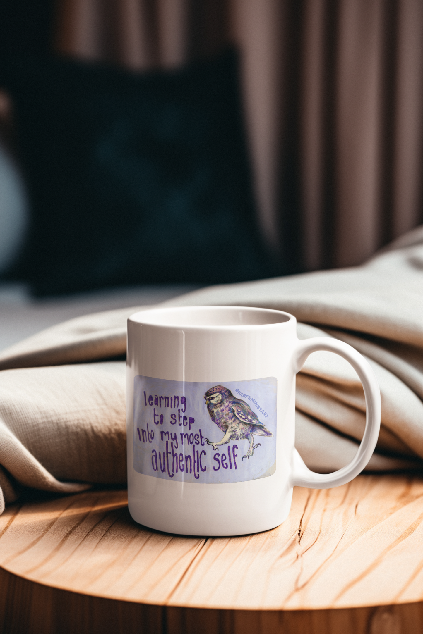 And I Say To My Heart Rave On, Mary Oliver: Feminist Mug