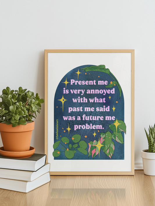 Inspirational Wall Art Print, Motivational Home Decor, Positive Quotes Poster, Gift for Friends, Modern Wall Decor