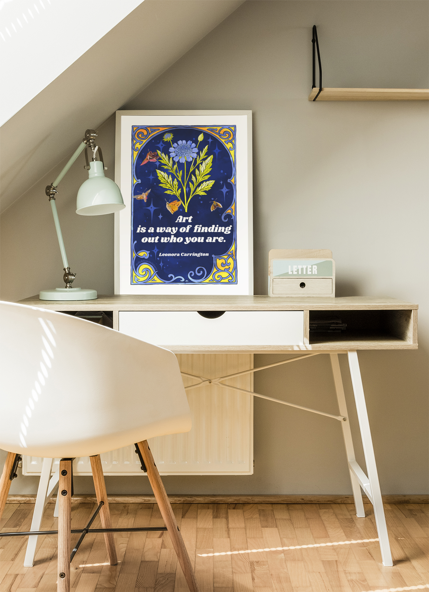 Art is a way of finding out who you are, Leonora Carrington: feminist art print