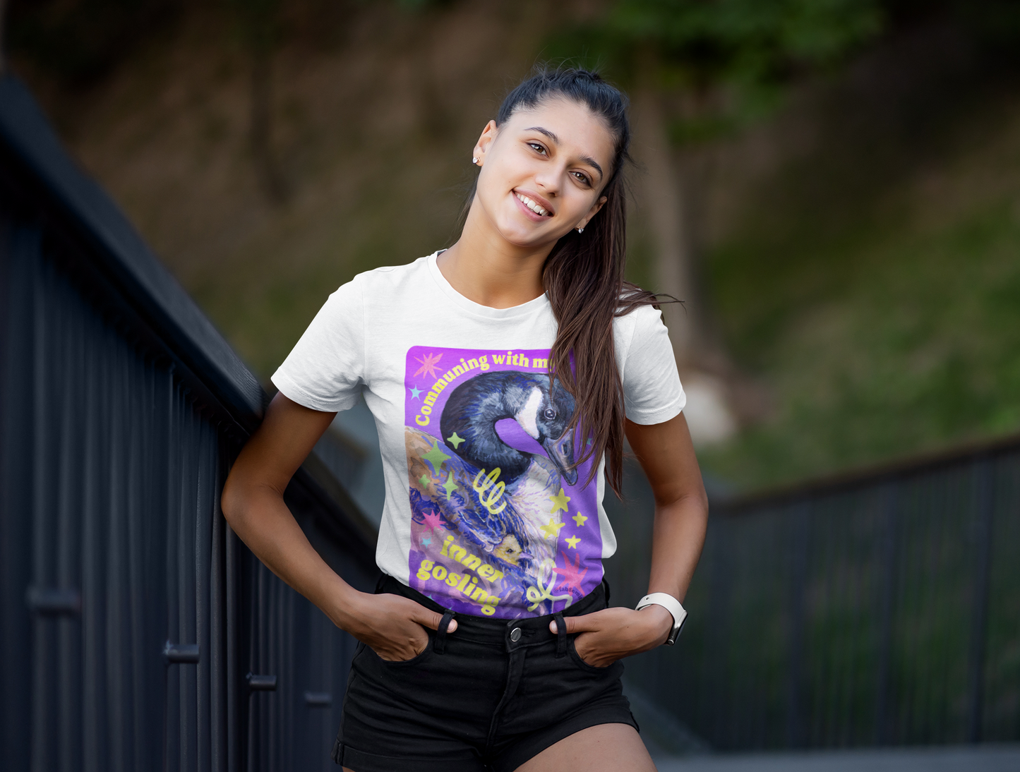 Communing with my inner gosling: feminist shirt