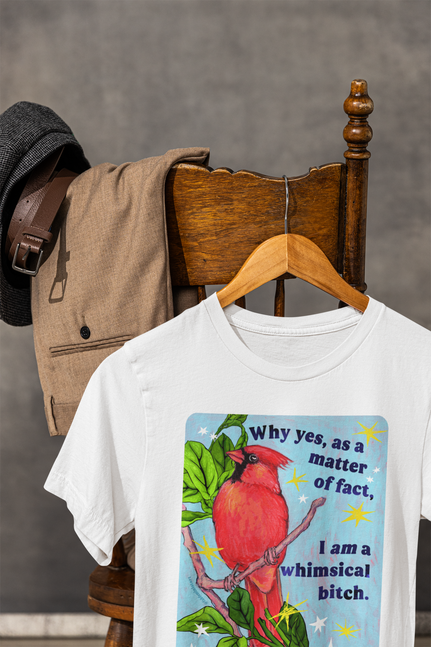 Why yes, as a matter of fact, I am a whimsical bitch: feminist shirt
