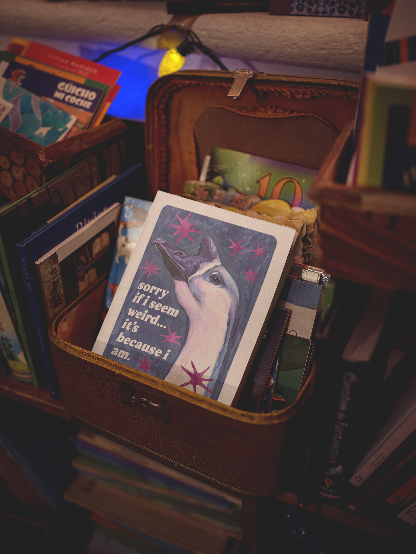 Sorry If I Seem Weird... It's Because I Am: feminist art print