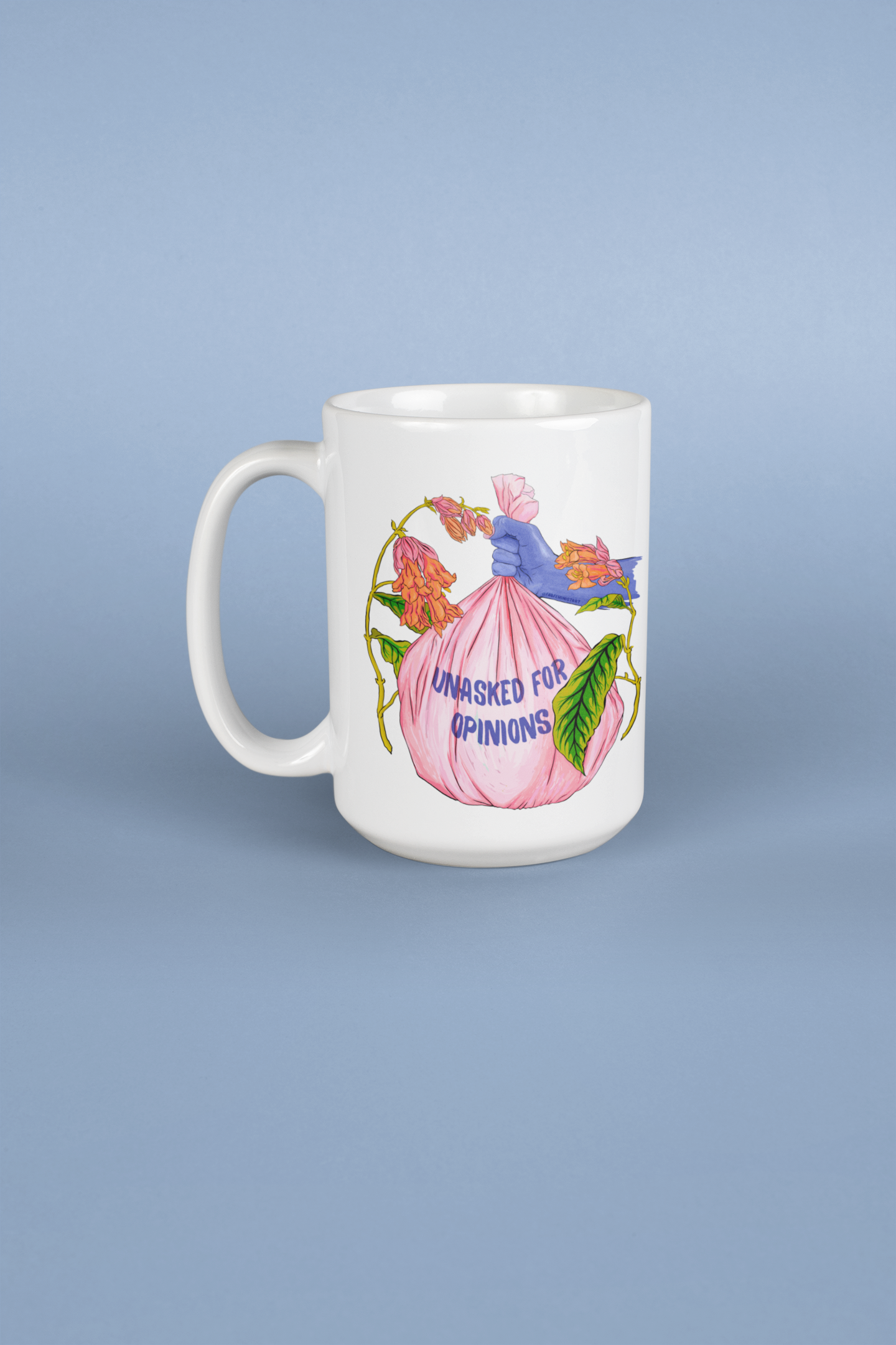 Unasked For Opinions In The Trash: Feminist Mug