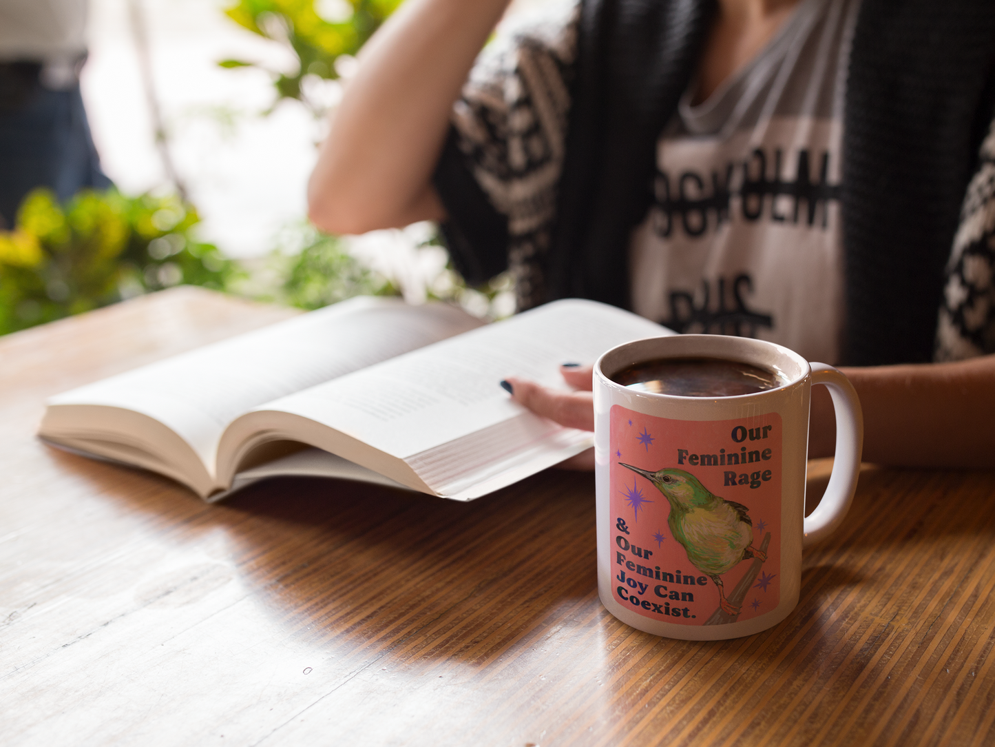 Our Feminine Rage & Our Feminine Joy Can Coexist: feminist mug