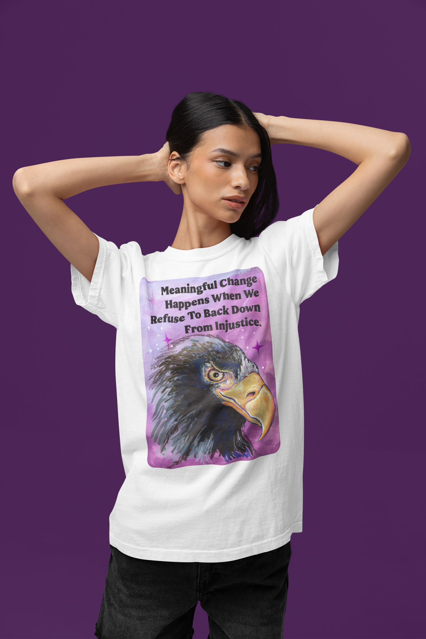 Meaningful Change Happens When We Refuse To Back Down From Injustice: Feminist Shirt
