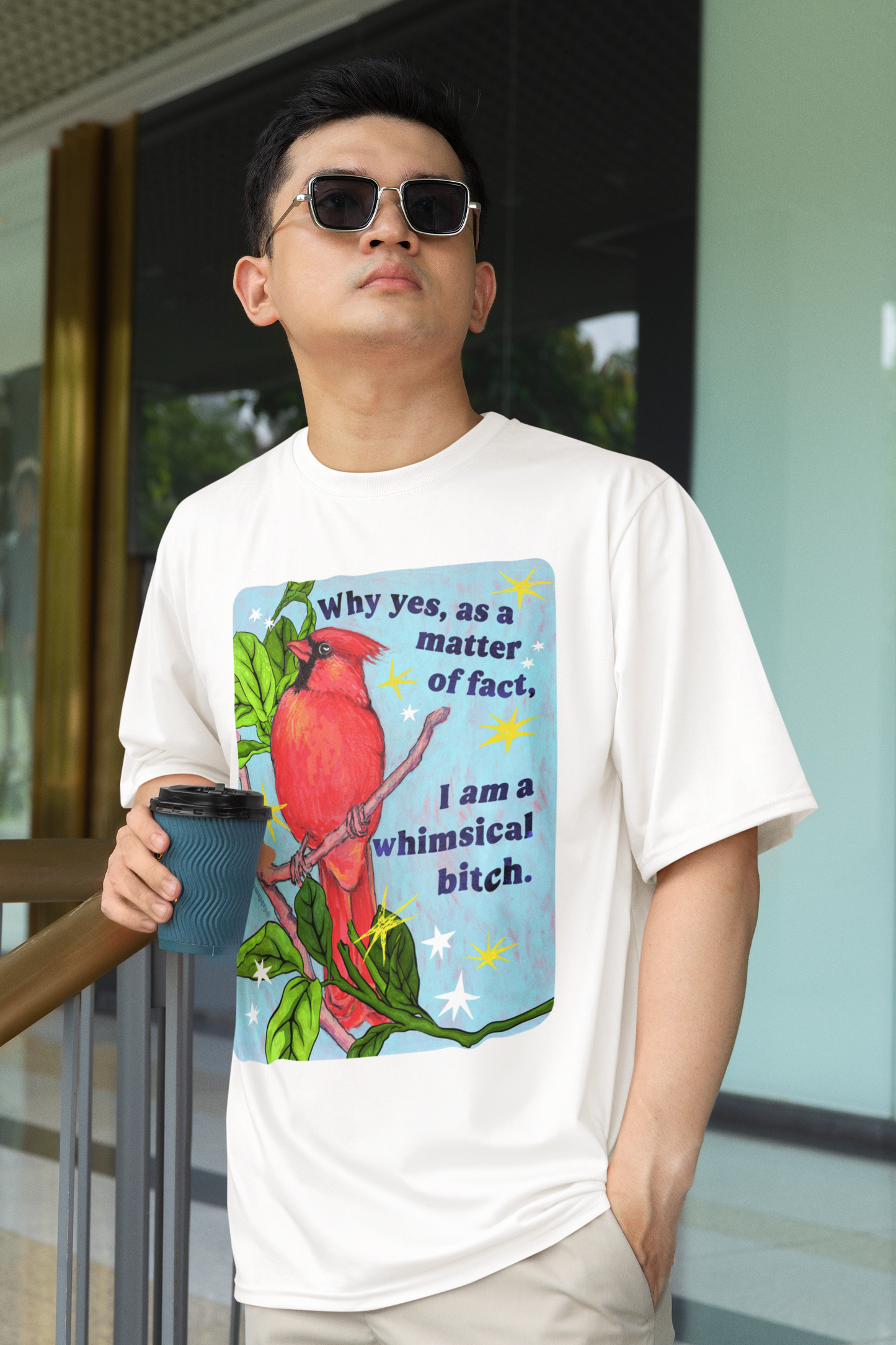 Why yes, as a matter of fact, I am a whimsical bitch: feminist shirt