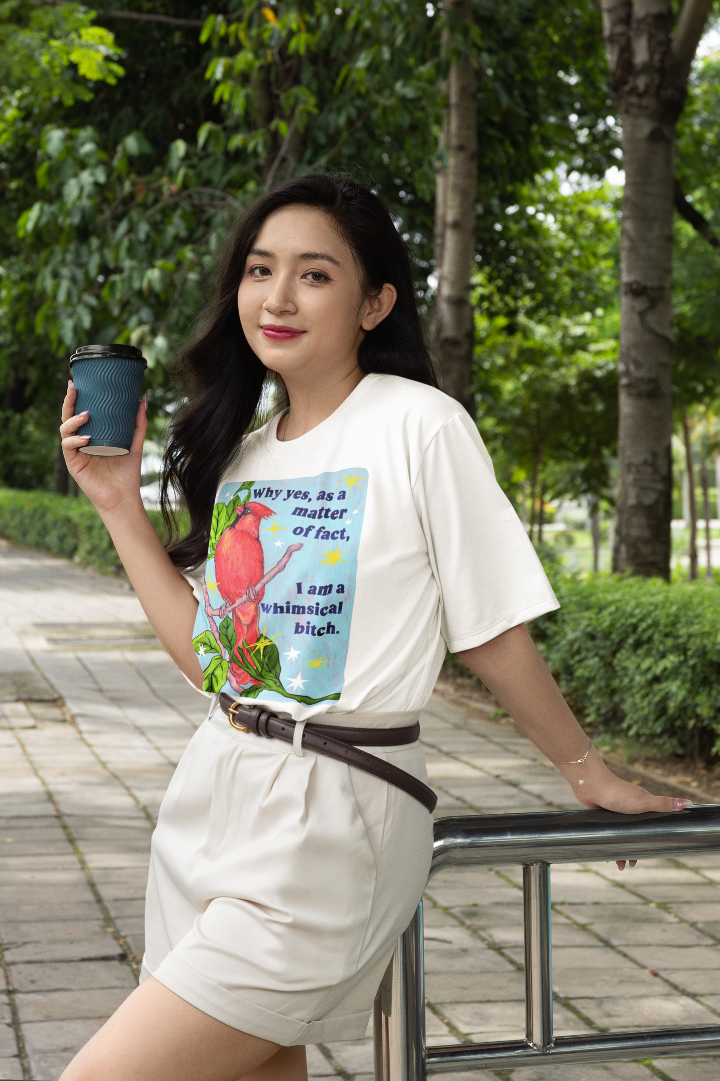 Why yes, as a matter of fact, I am a whimsical bitch: feminist shirt