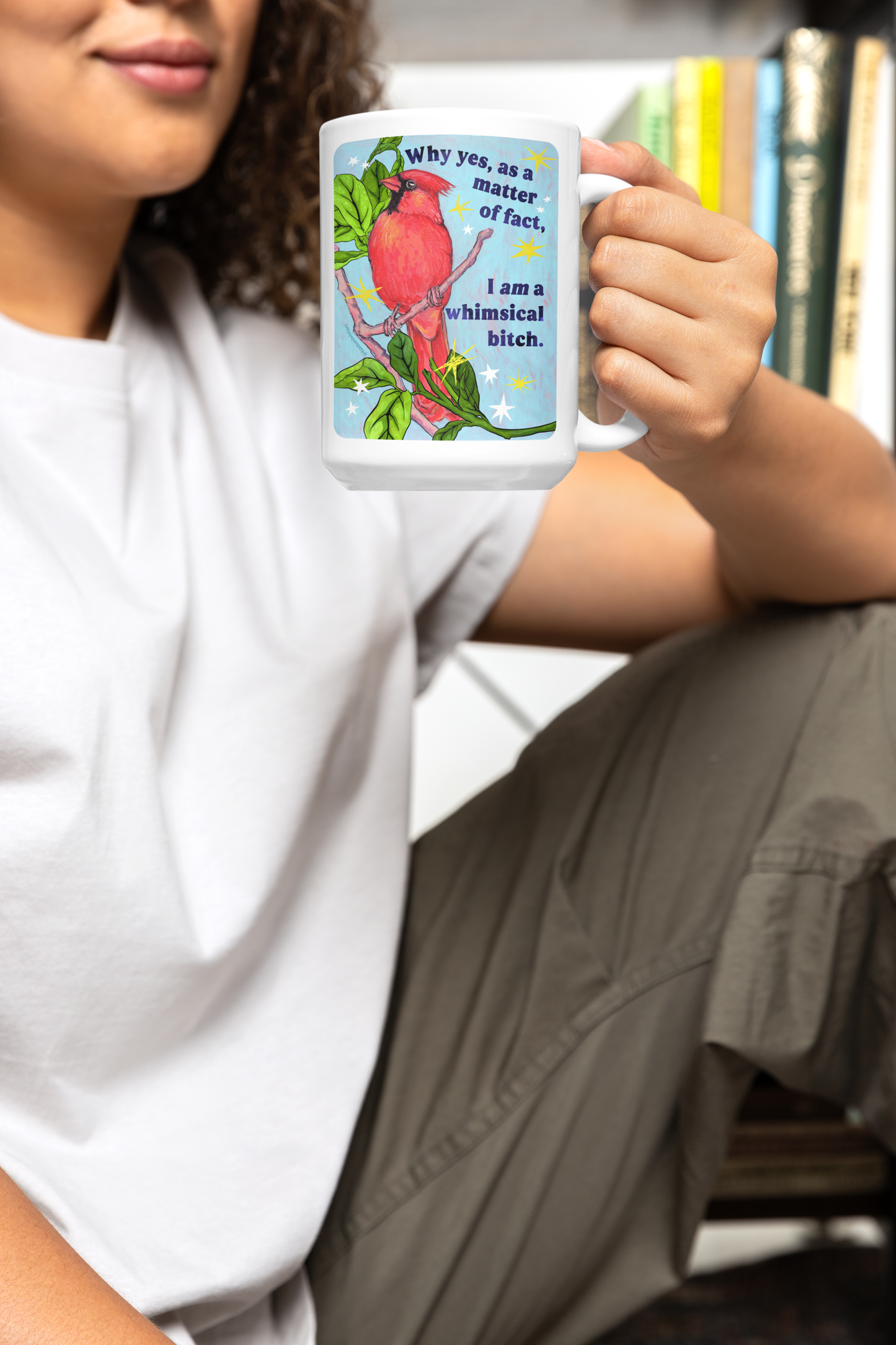 Why yes, as a matter of fact, I *am* a whimsical bitch: feminist mug