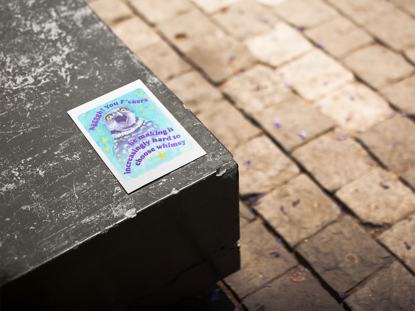 Aggggh! You F*ckers be making it increasingly hard to choose whimsy: feminist art print