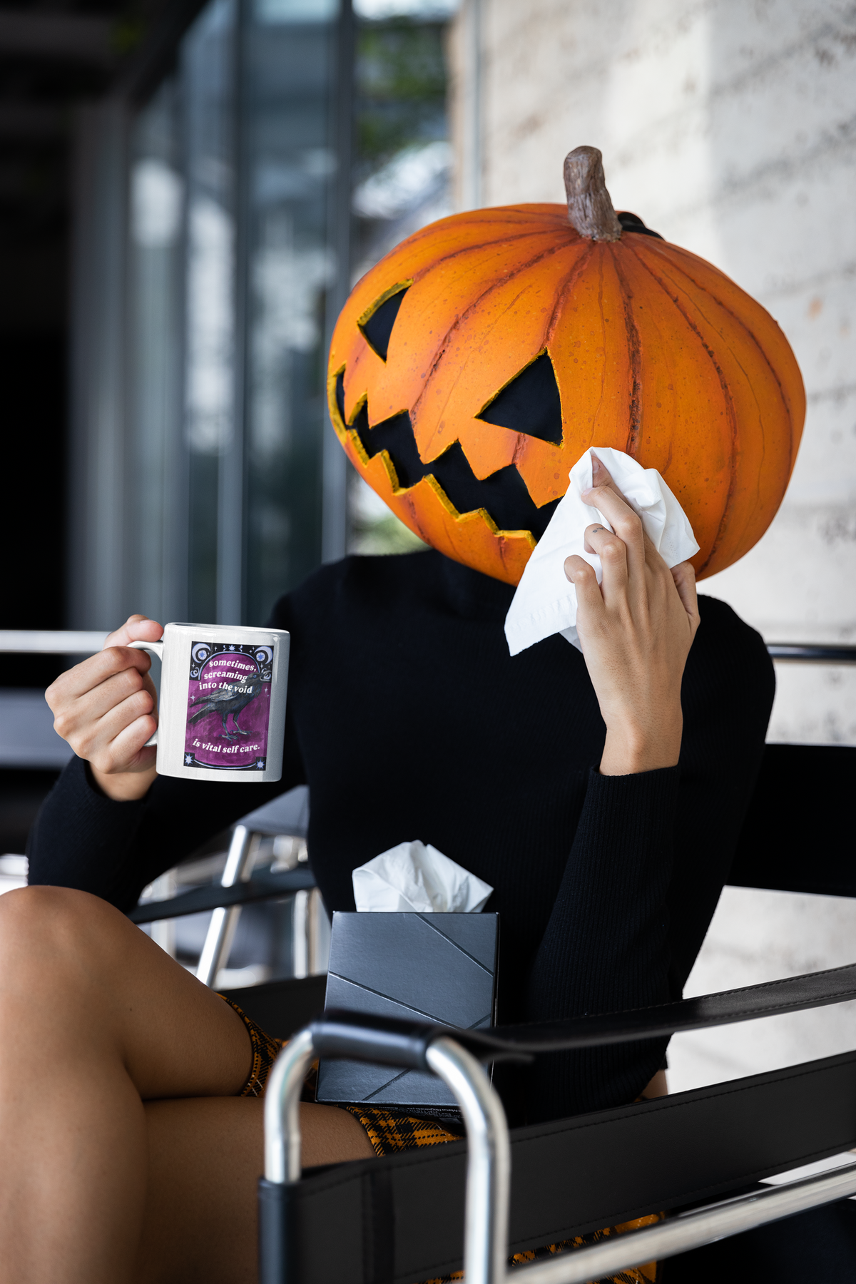 Sometimes Screaming Into The Void Is Vital Self Care: Feminist Mug