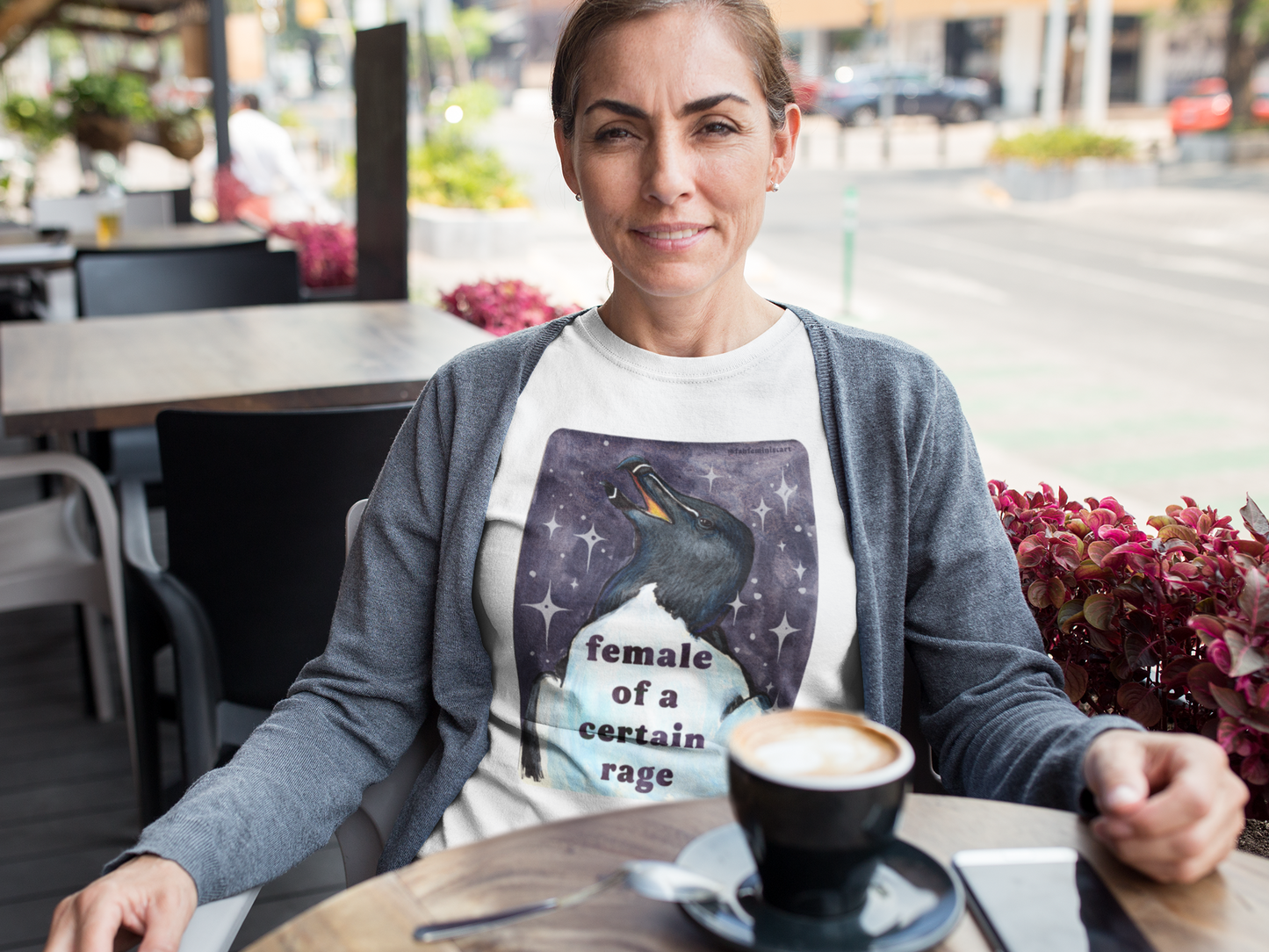 Female of a certain rage: feminist shirt