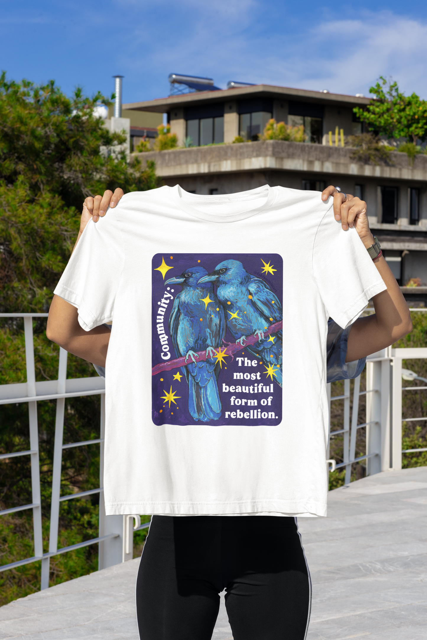 Community is the most beautiful form of rebellion: feminist shirt