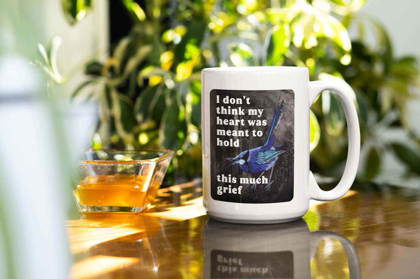 I don't think my heart was meant to hold this much grief: feminist mug