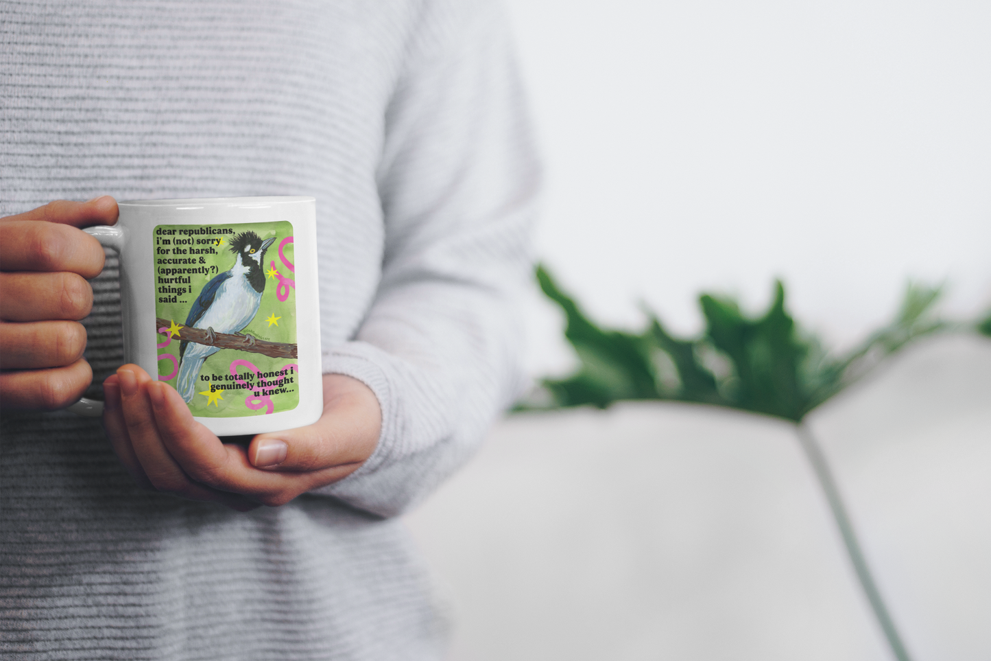 Dear republicans I'm not sorry: feminist mug