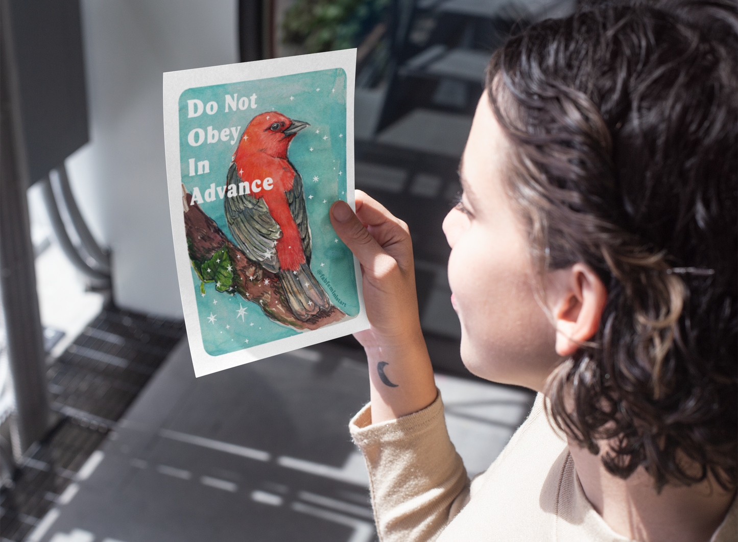 Do Not Obey In Advance: Feminist Art Print