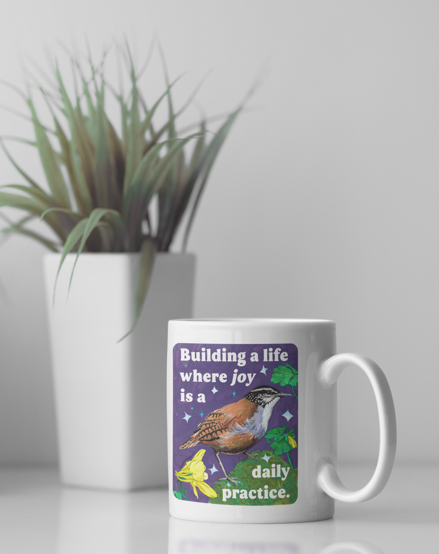 Building a life where joy is a daily practice: feminist mug