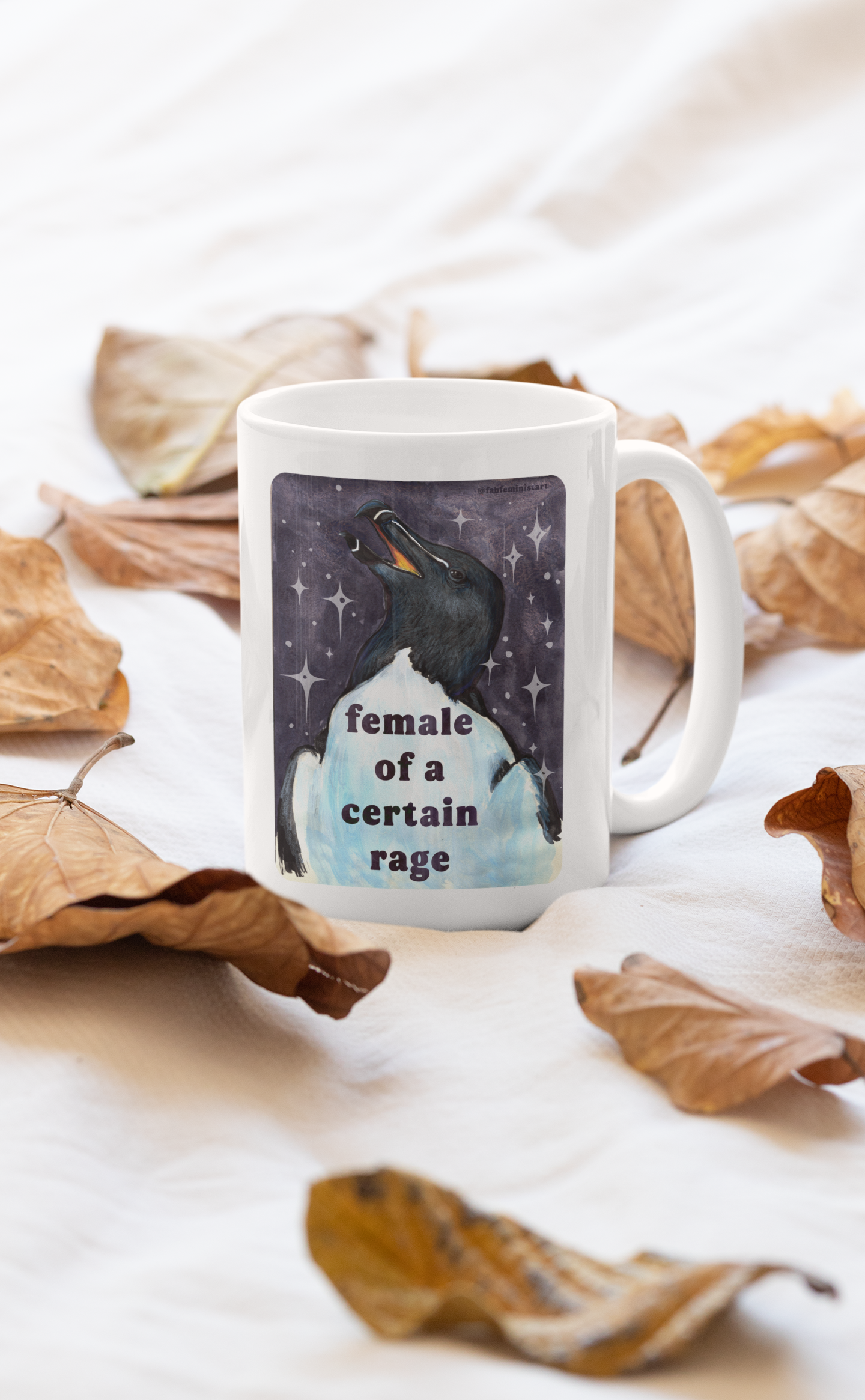 female of a certain rage: feminist mug