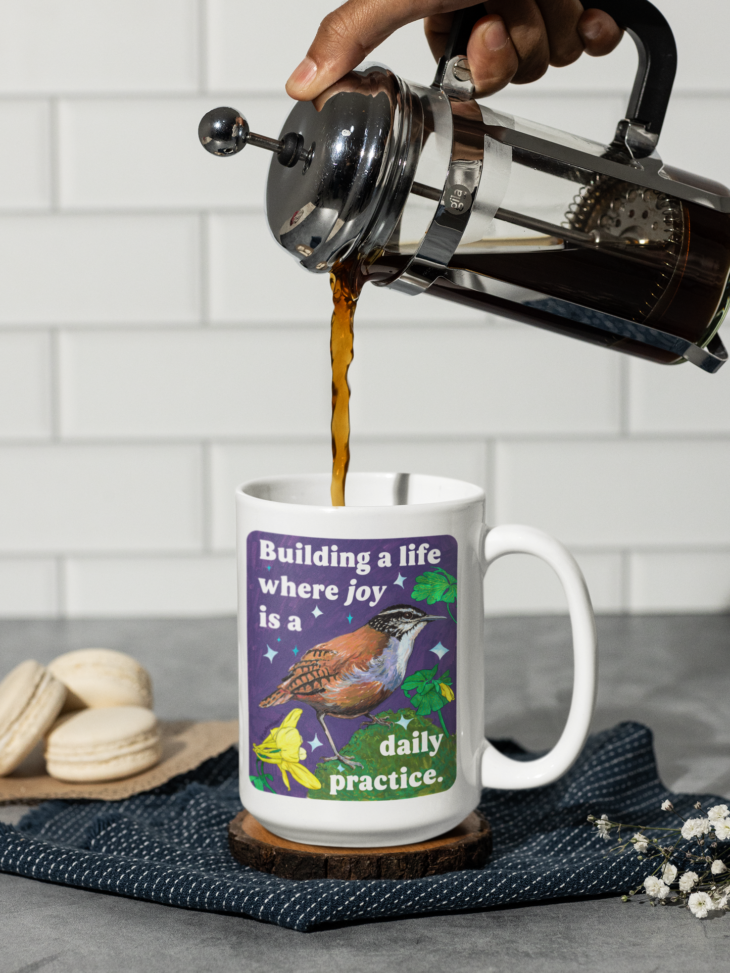 Building a life where joy is a daily practice: feminist mug