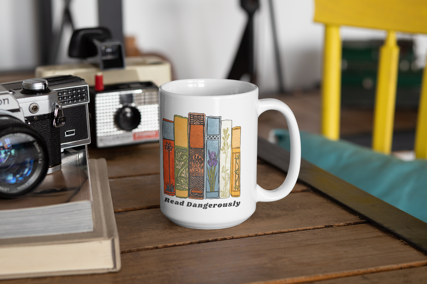 Read Dangerously: Book Lover Mug
