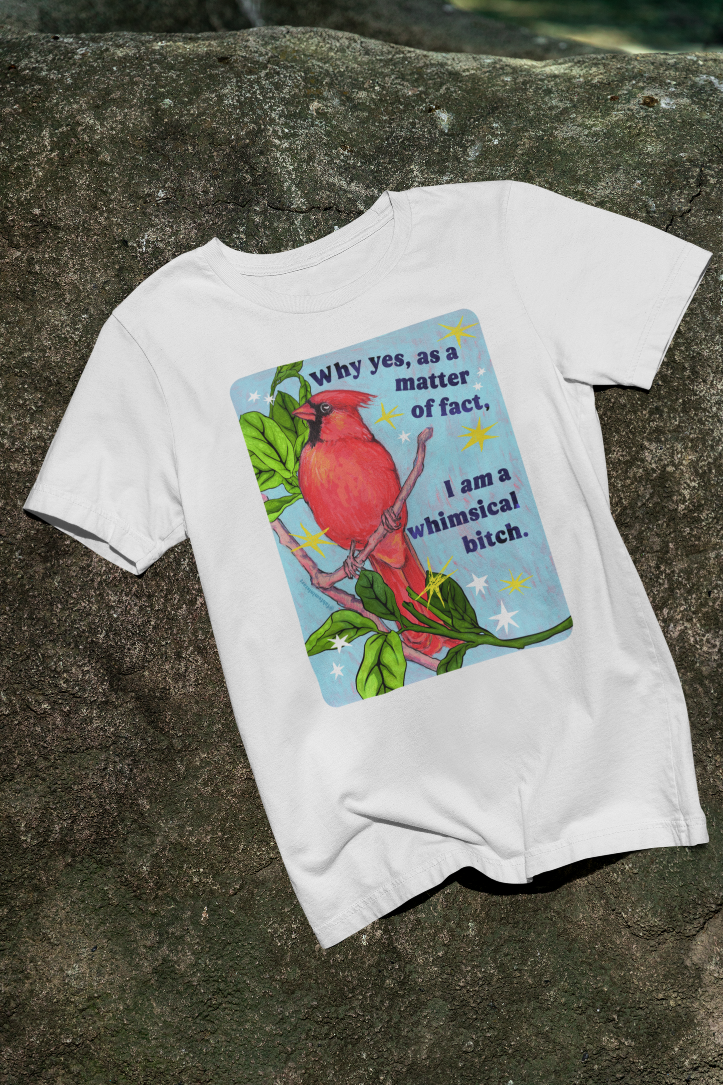 Why yes, as a matter of fact, I am a whimsical bitch: feminist shirt