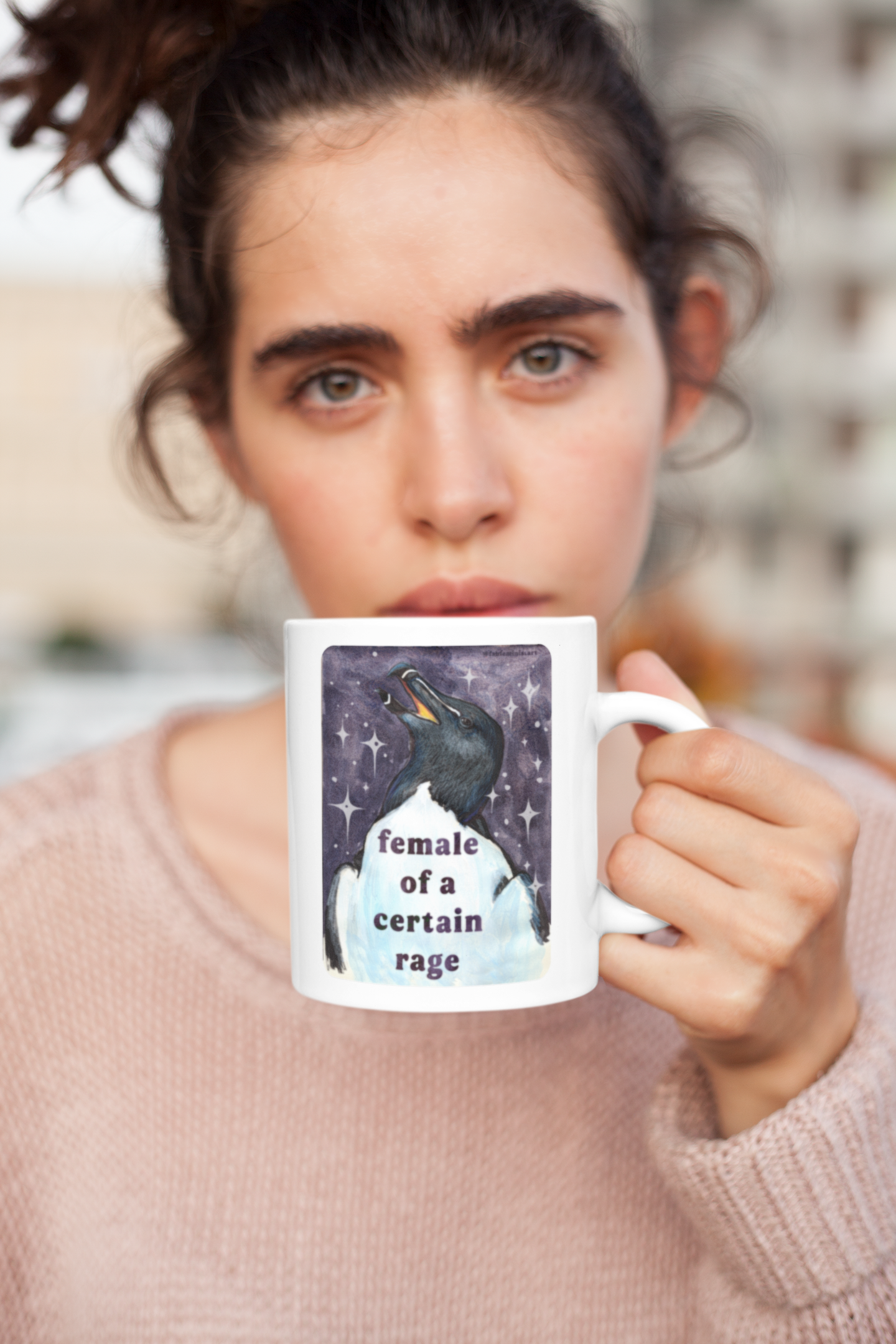 female of a certain rage: feminist mug