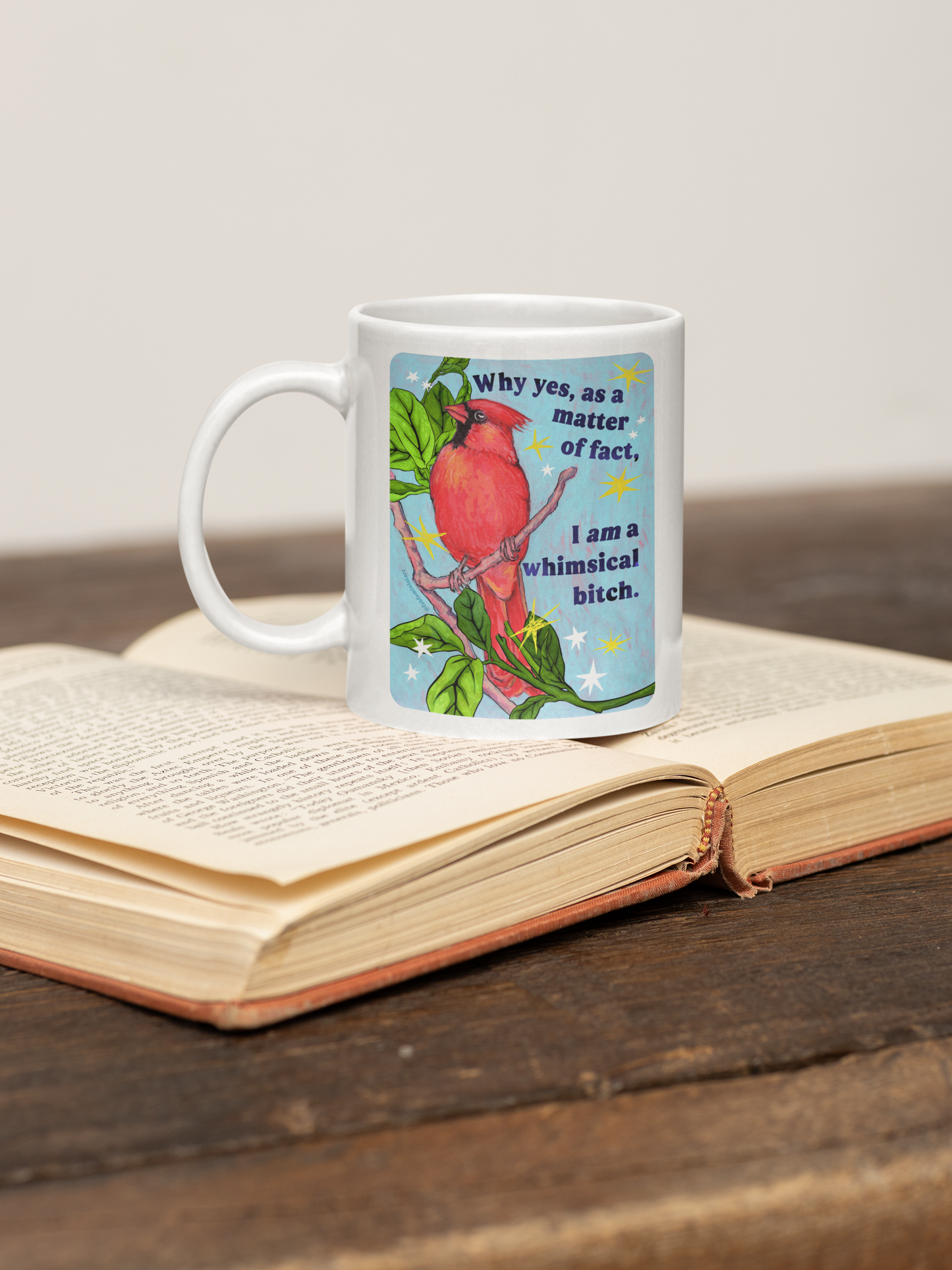 Why yes, as a matter of fact, I *am* a whimsical bitch: feminist mug