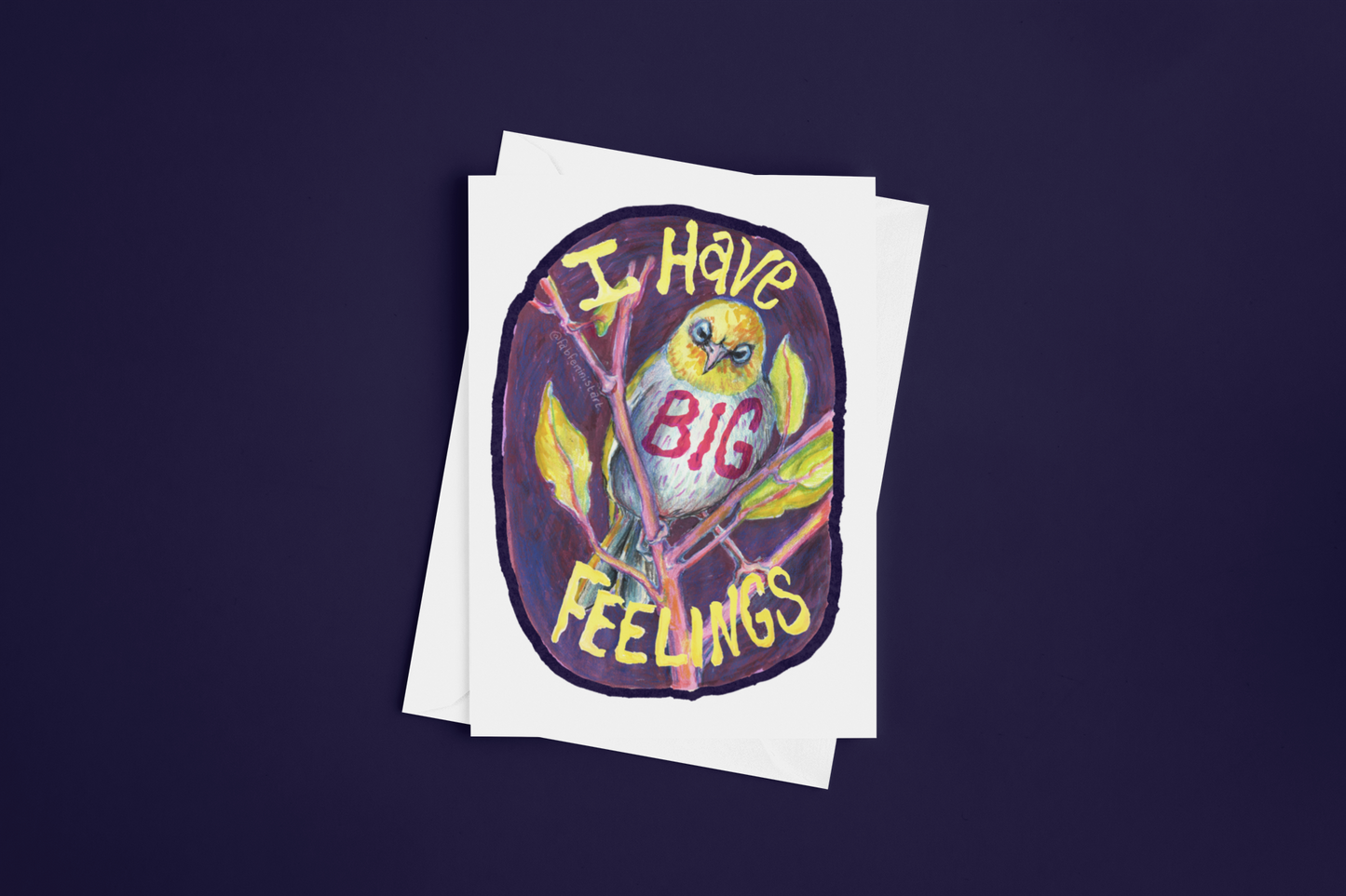 I Have Big Feelings: Mental Health Art Print