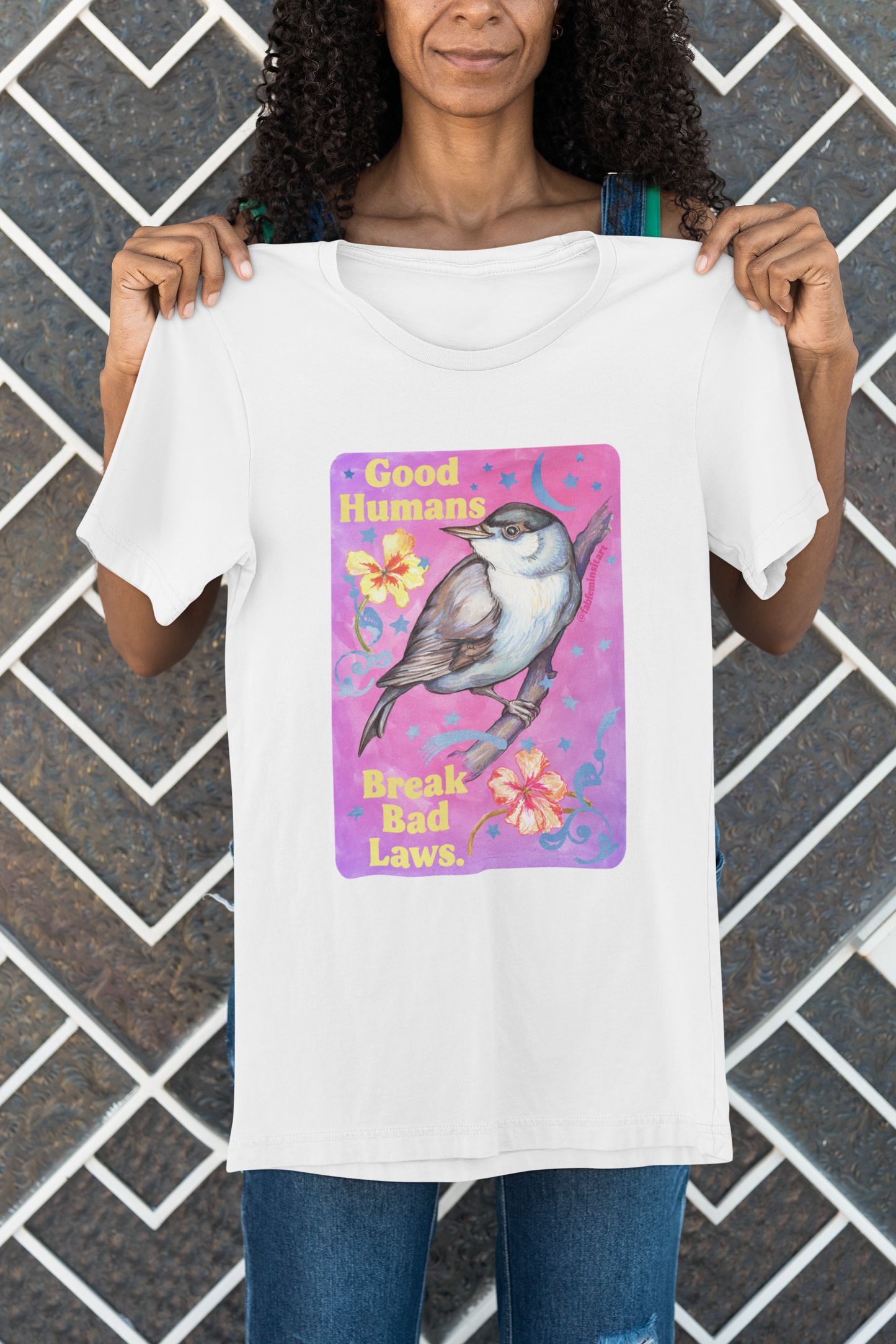 Good Humans Break Bad Laws: feminist shirt