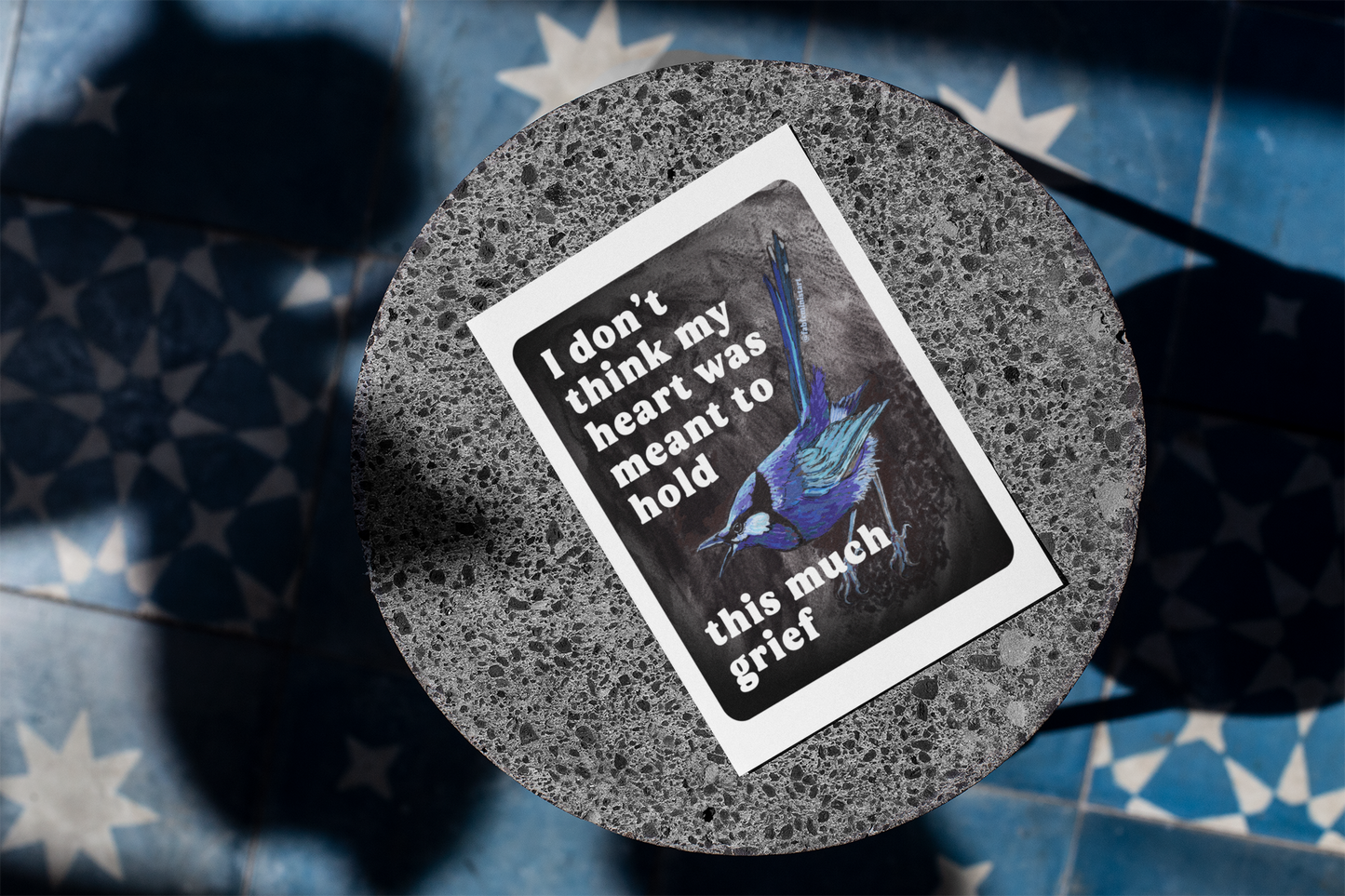 I Don't Think My Heart Was Meant to Hold This Much Grief: feminist art print