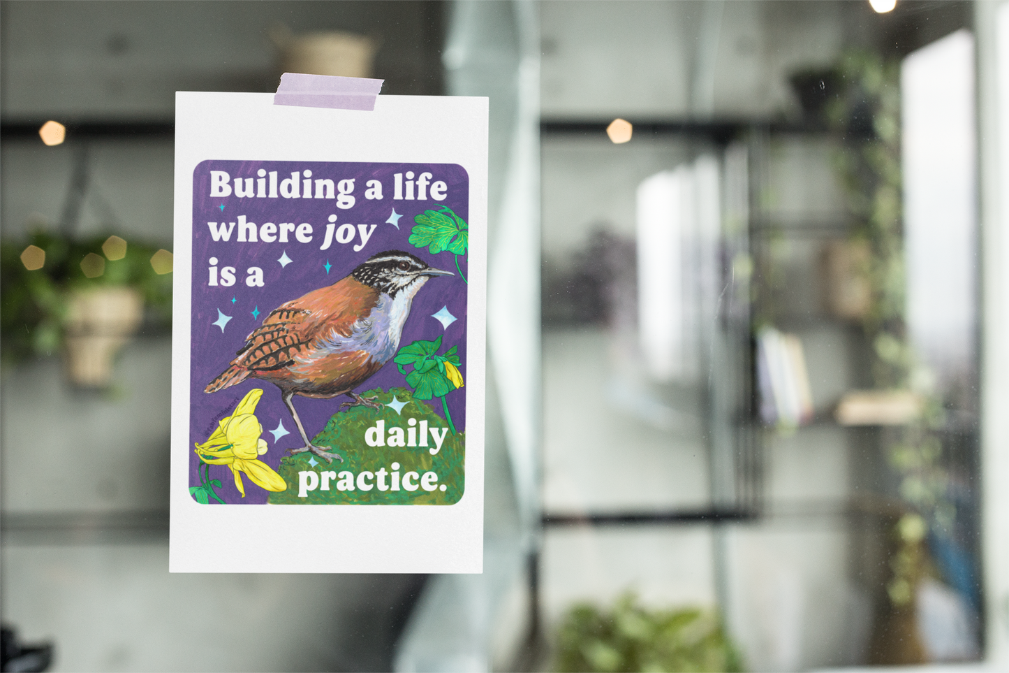 Building a Life Where Joy Is a Daily Practice: Feminist Art Print
