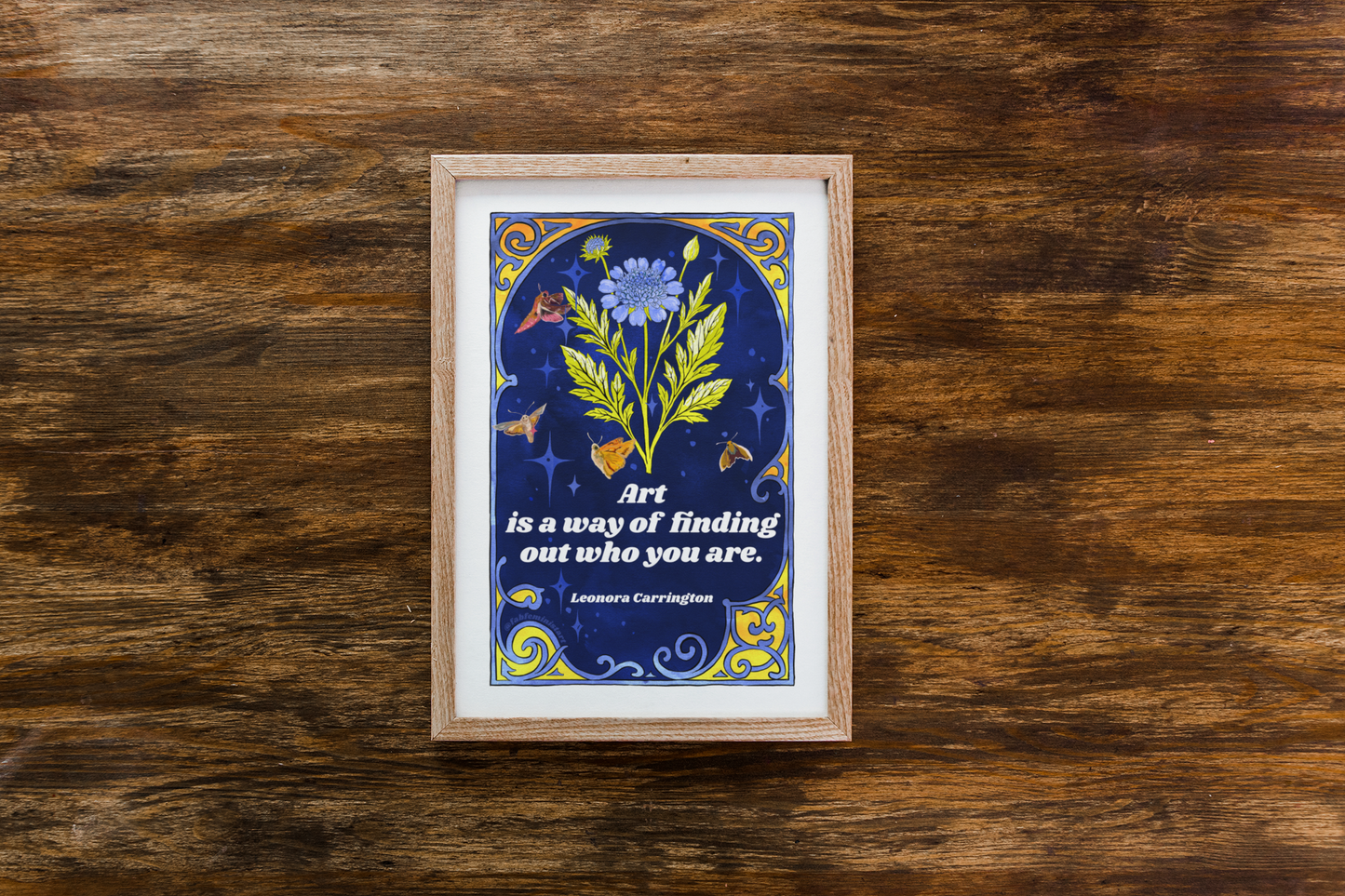 Art is a way of finding out who you are, Leonora Carrington: feminist art print