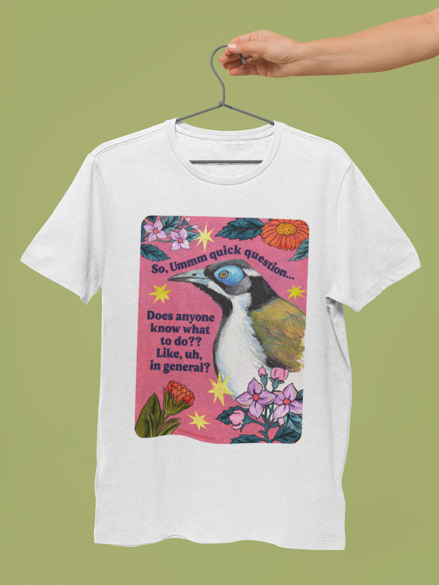 So, Ummm quick question... Does anyone know what do to?? Like, uh, in general: feminist shirt