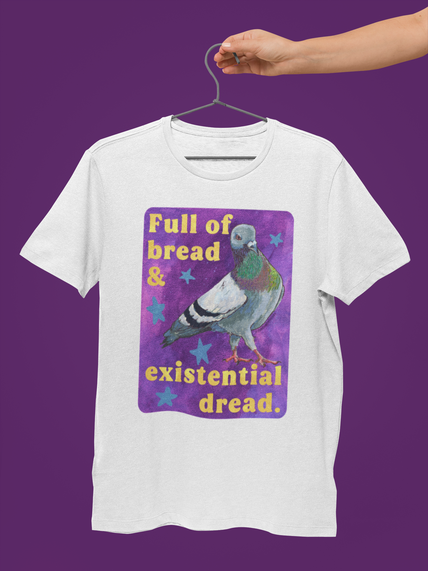 Full of bread & existential dread: feminist shirt